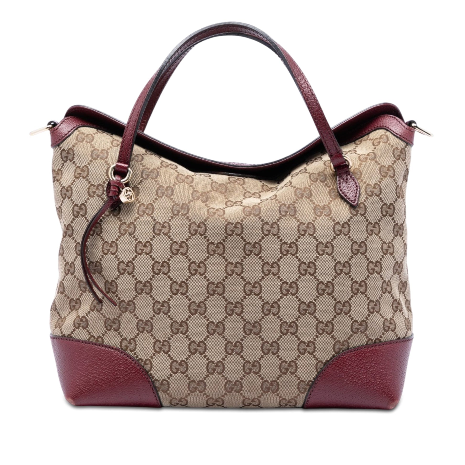 Gucci Medium GG Canvas Bree Fold Over Tote