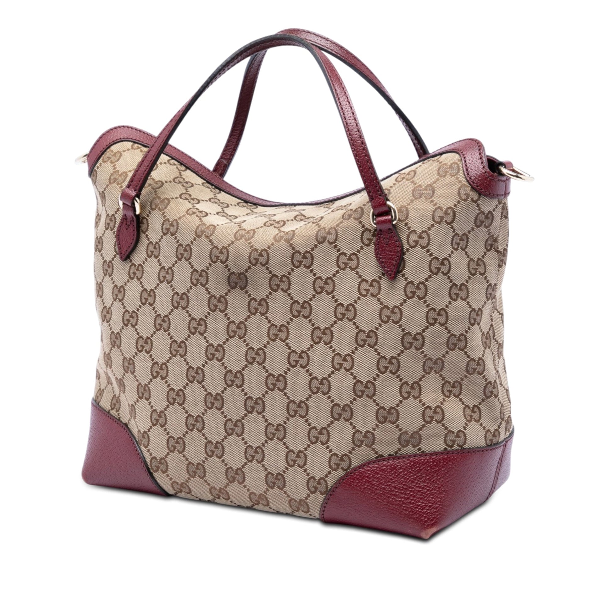 Gucci Medium GG Canvas Bree Fold Over Tote