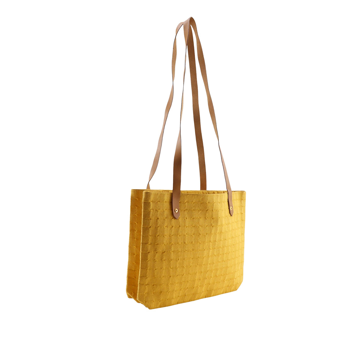 Hermès Toile Ahmedabad Tote — Yellow