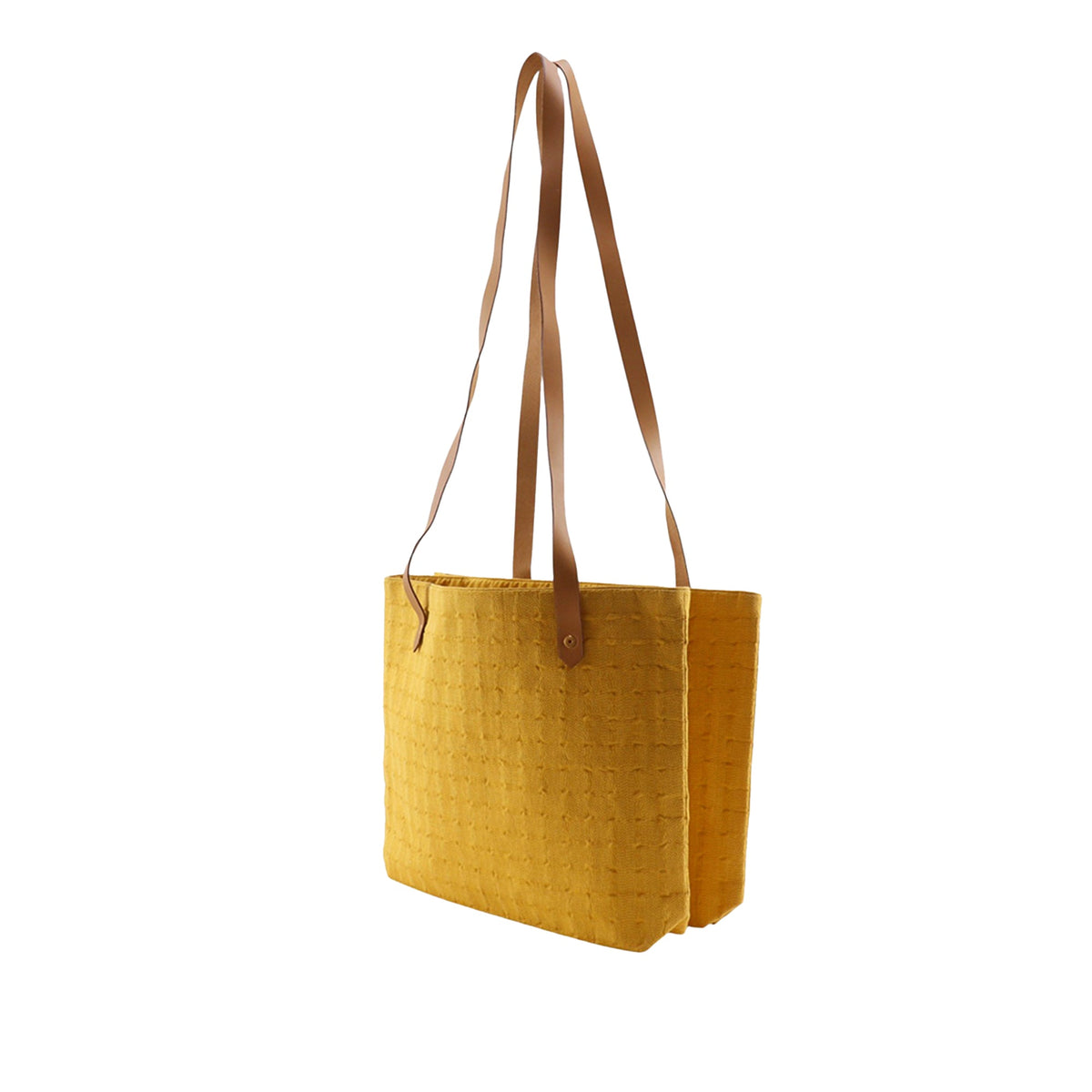 Hermès Toile Ahmedabad Tote — Yellow