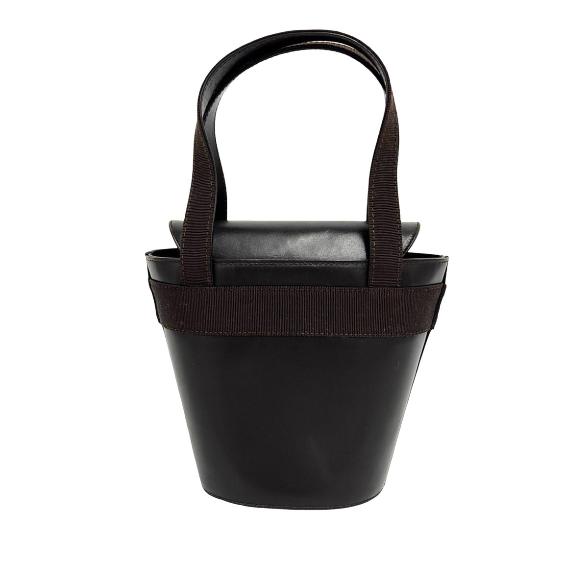 Ferragamo Leather Vara Bucket Bag