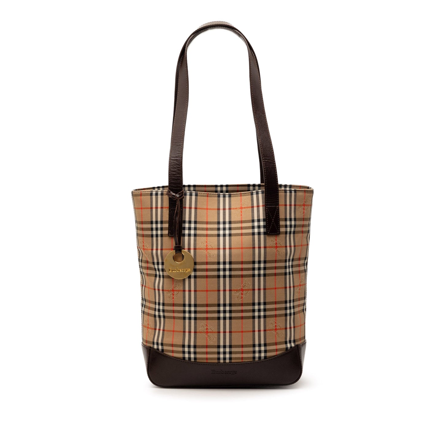 Burberry Haymarket Check Canvas Tote