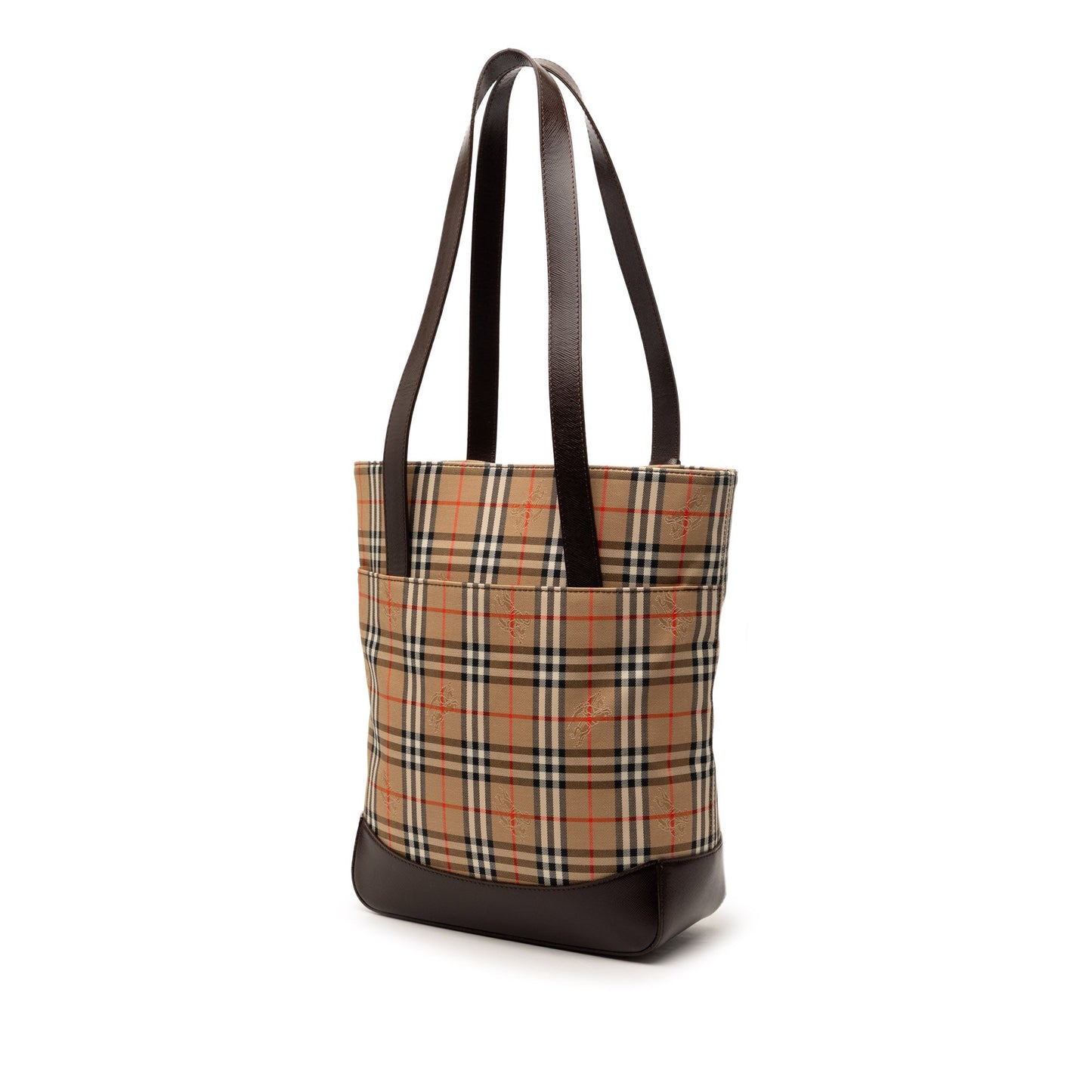Burberry Haymarket Check Canvas Tote