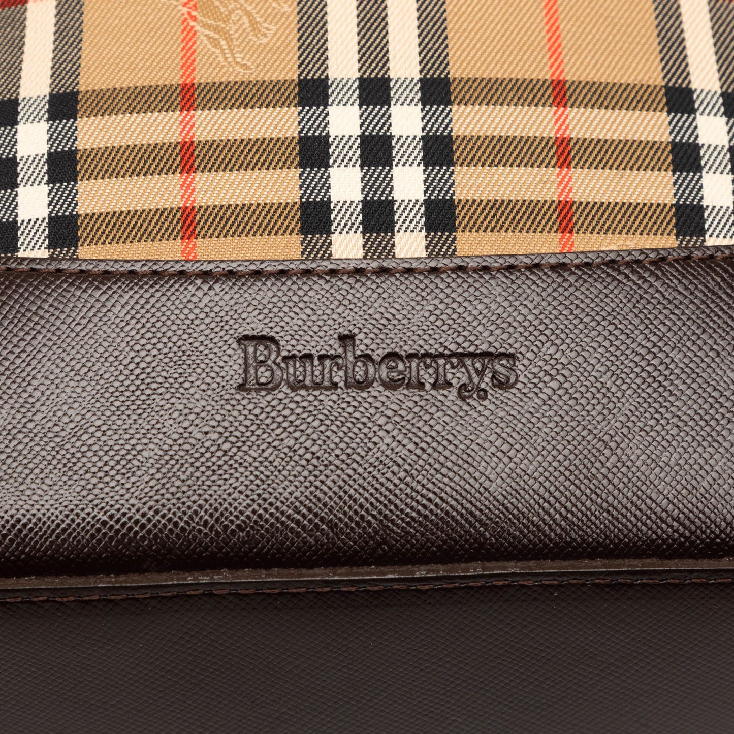 Burberry Haymarket Check Canvas Tote