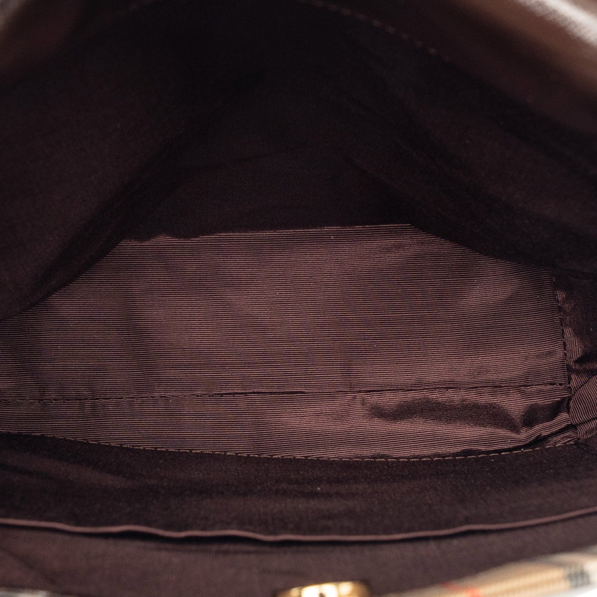 Burberry Haymarket Check Canvas Tote