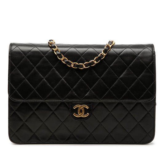 Chanel CC Quilted Lambskin Single Flap