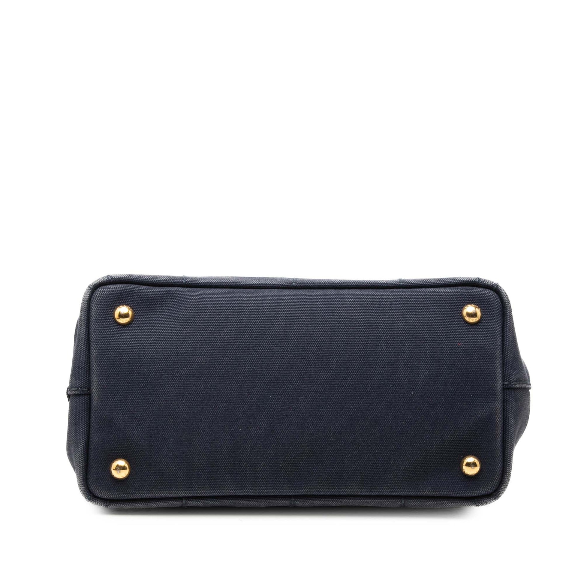 Prada Small Canvas Canapa Logo Satchel