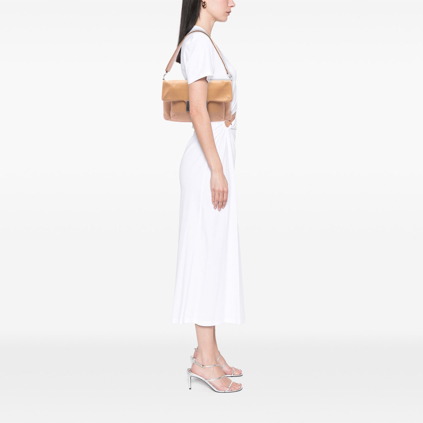 Chanel Calfskin Square Stitched Mademoiselle Shoulder Bag