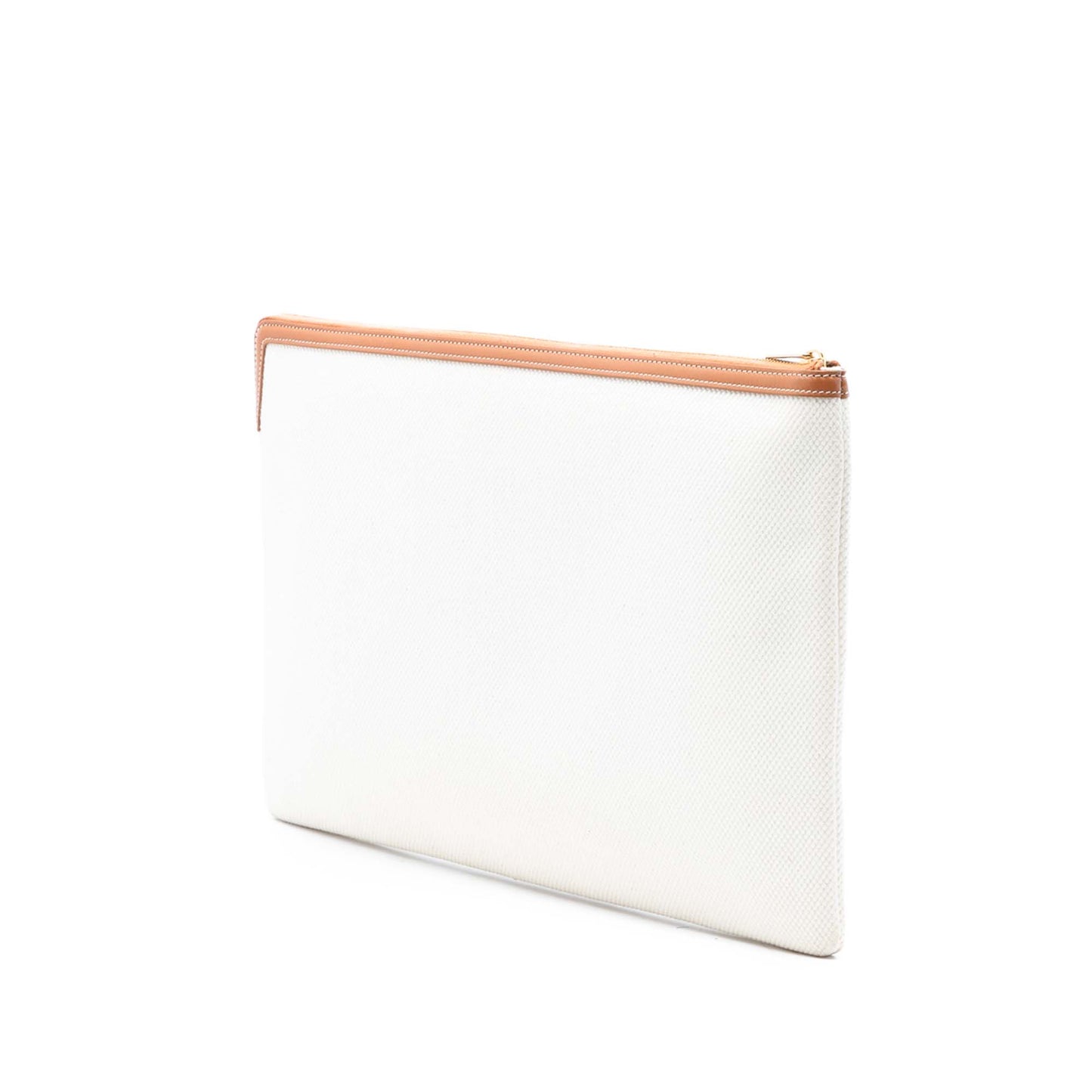 Celine Large Canvas Logo Clutch
