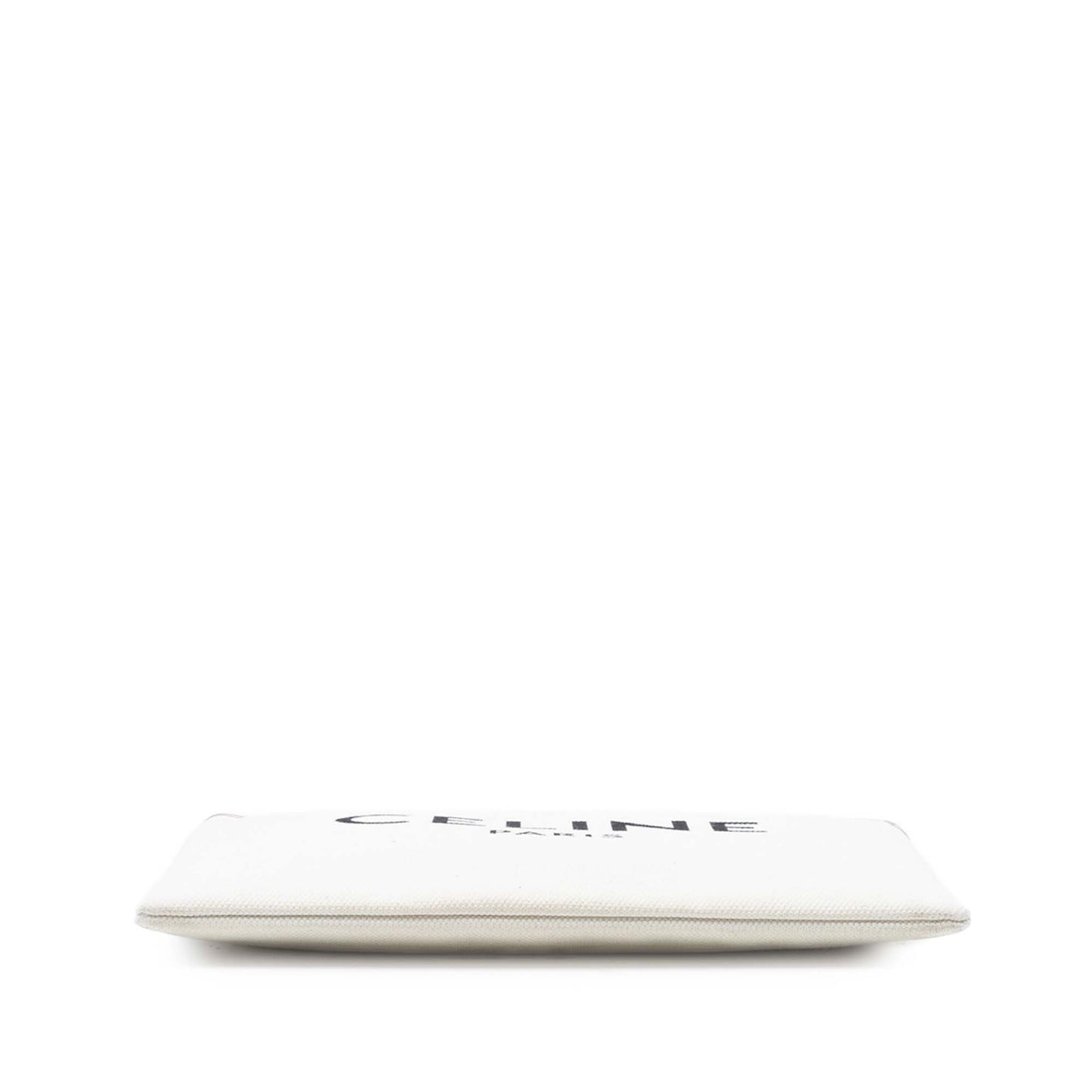 Celine Large Canvas Logo Clutch