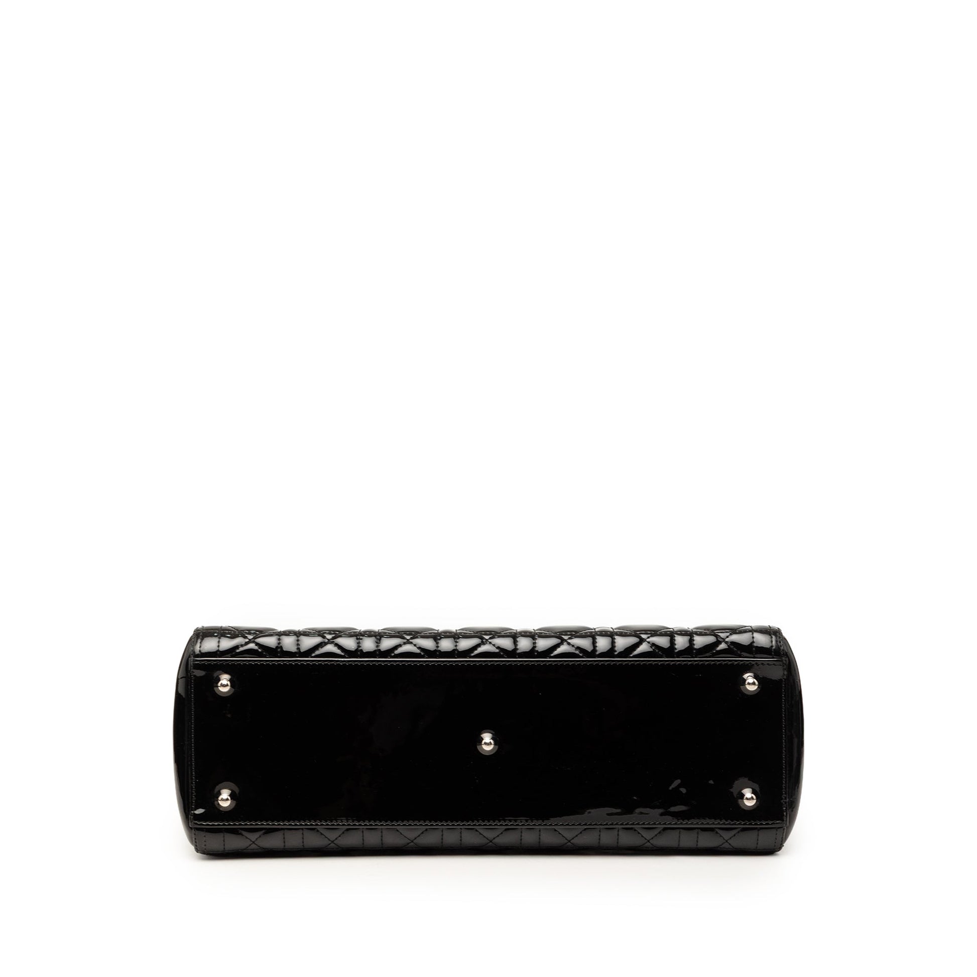 Dior Large Patent Cannage Lady Dior