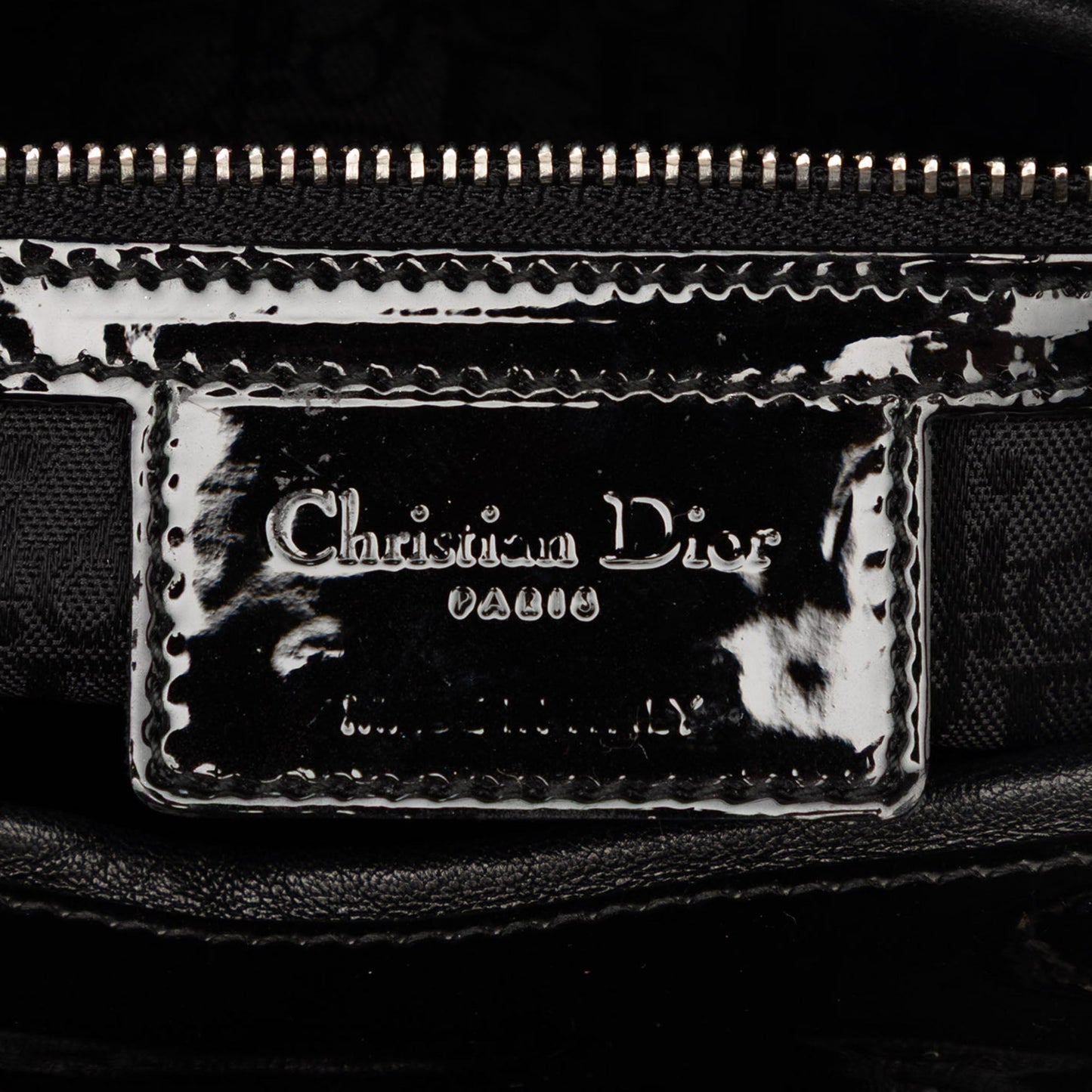 Dior Large Patent Cannage Lady Dior