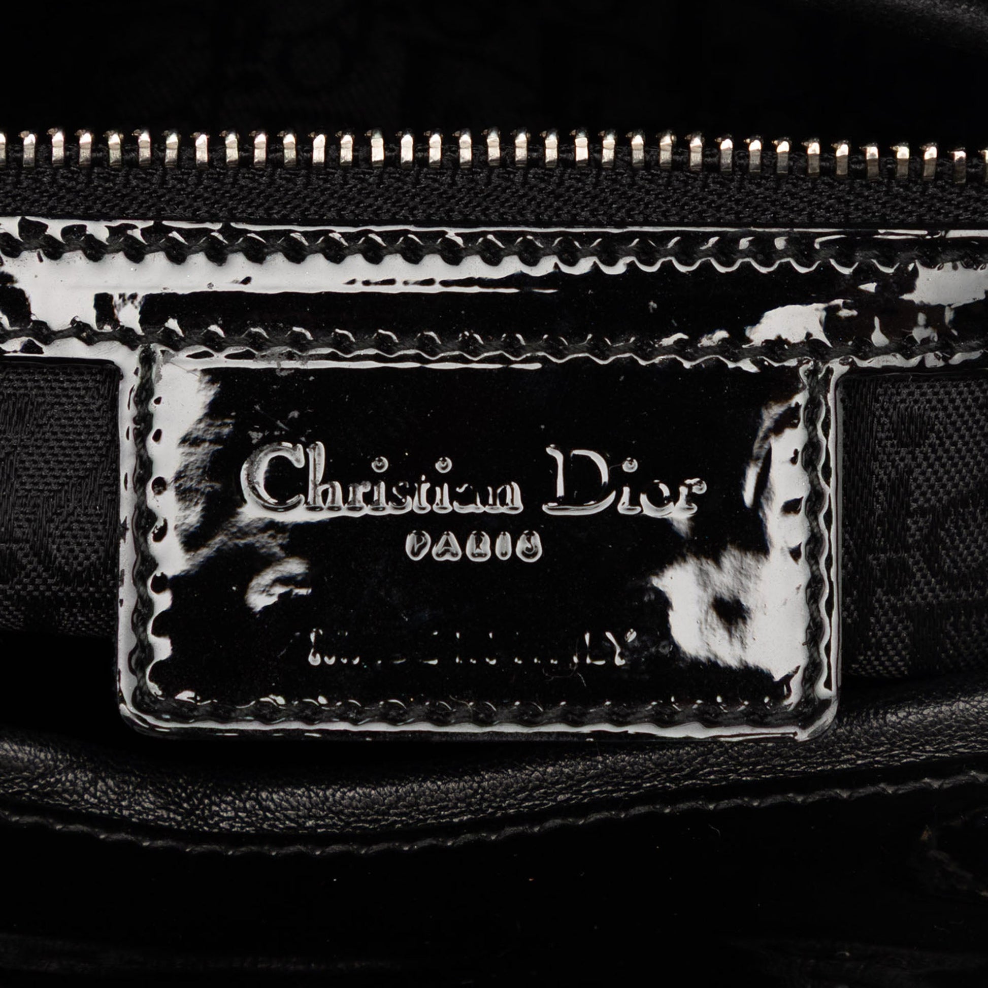 Dior Large Patent Cannage Lady Dior