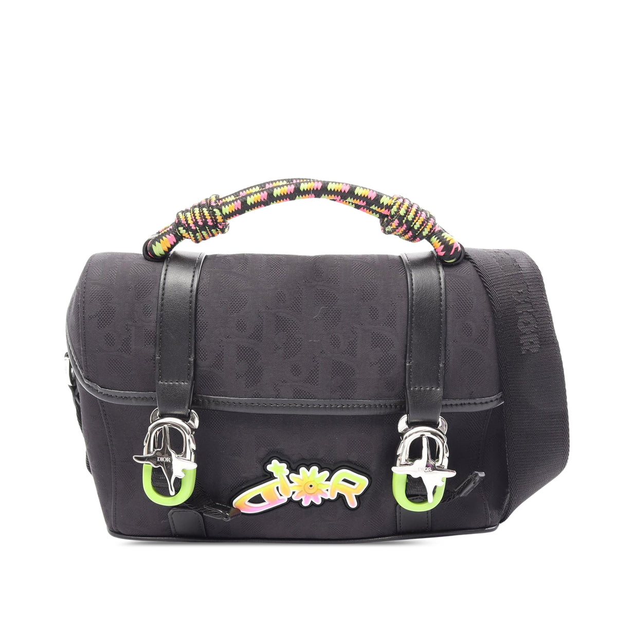 Dior Lewis Hamilton Oblique Canvas Hit the Road Messenger Bag