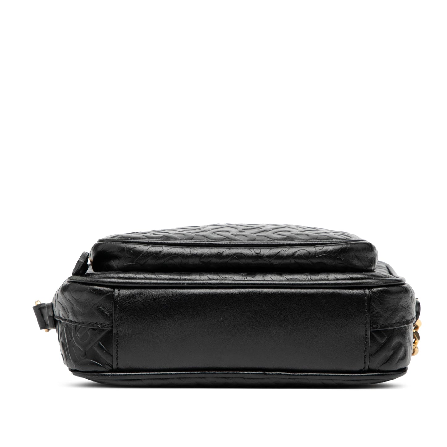 Burberry Embossed Calfskin TB Monogram Camera Chain Crossbody