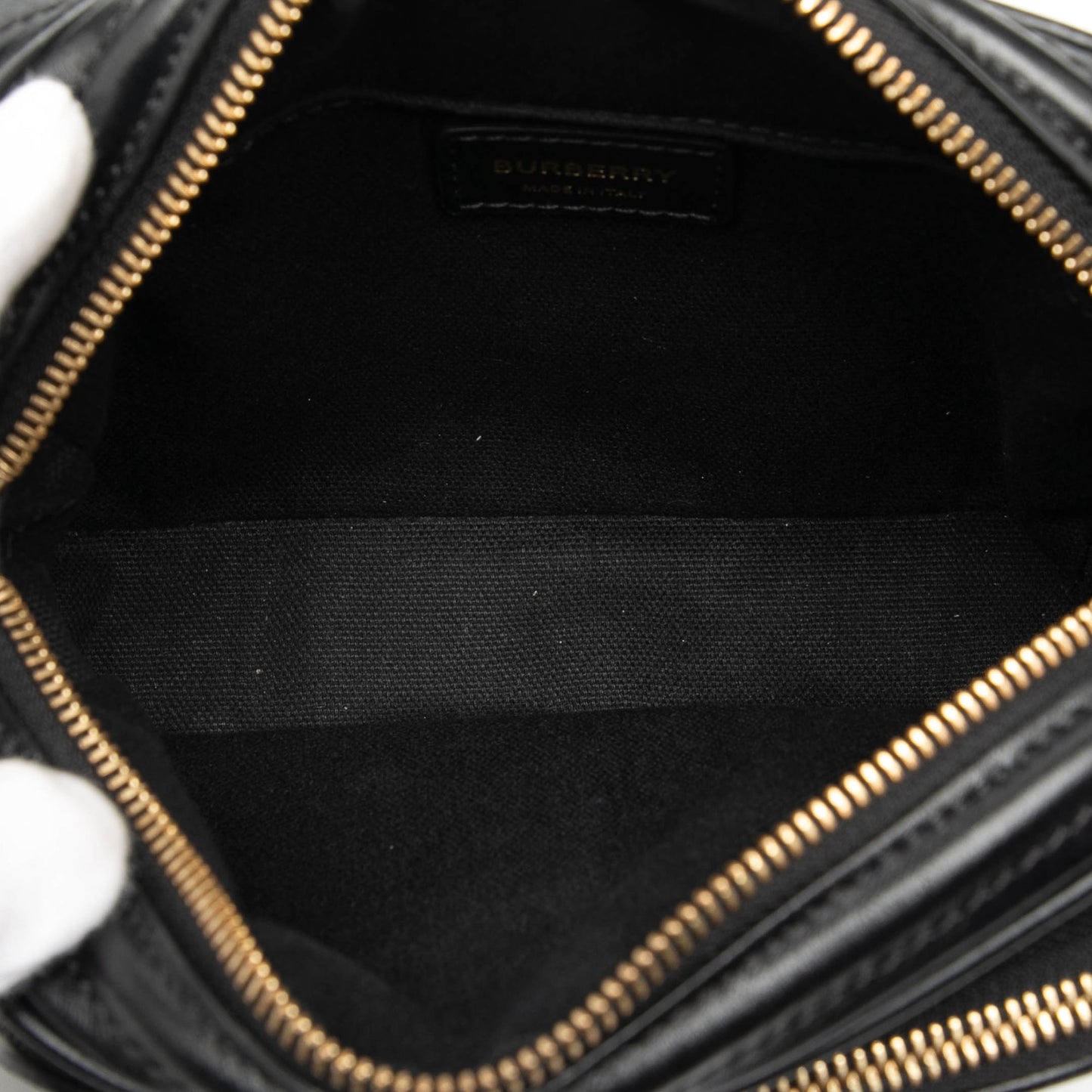 Burberry Embossed Calfskin TB Monogram Camera Chain Crossbody