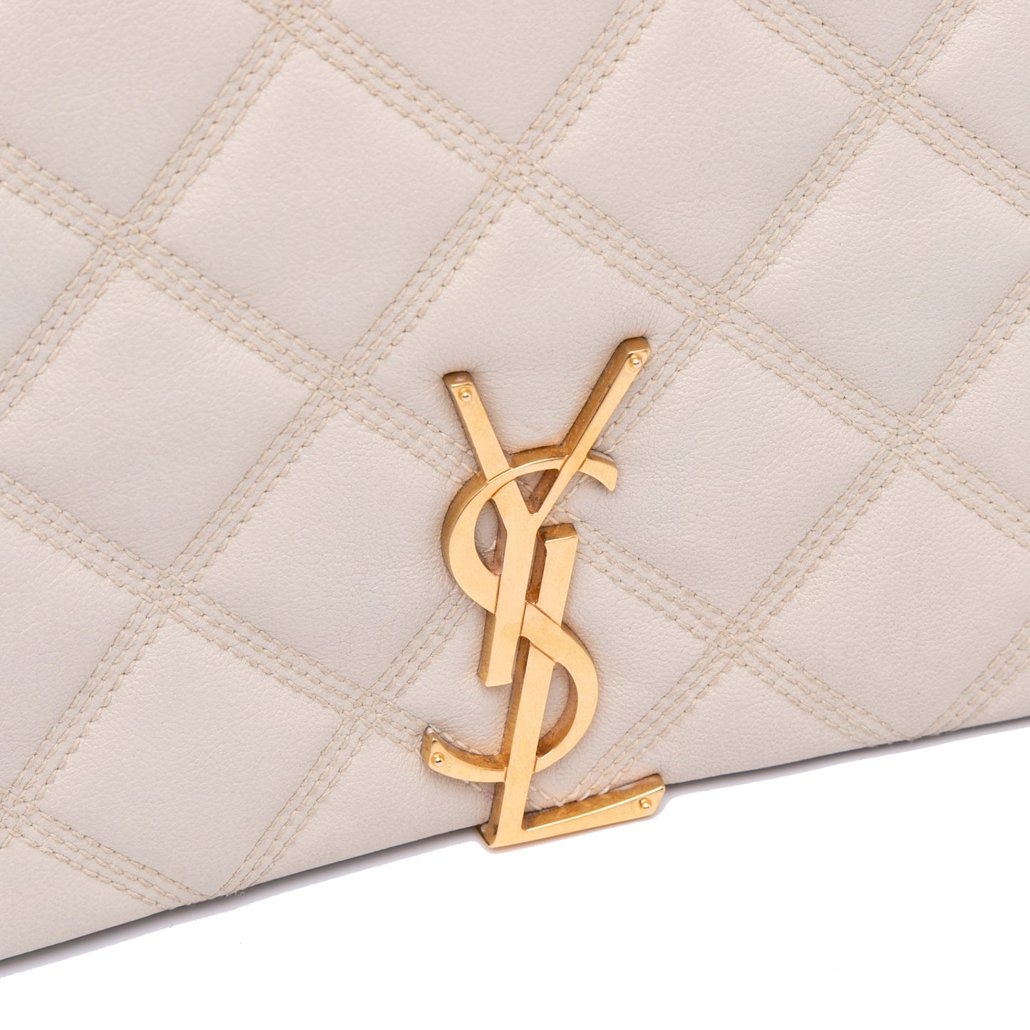 Saint Laurent Small Quilted Lambskin Becky Chain Shoulder Bag