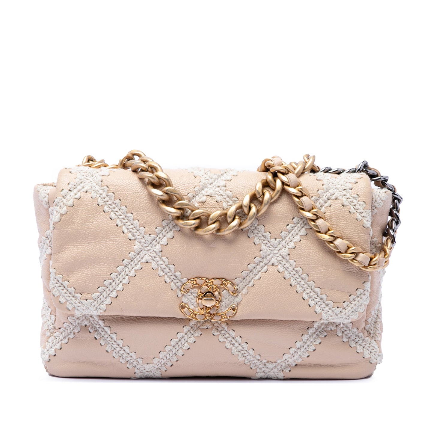Chanel Large Crochet Calfskin 19 Flap