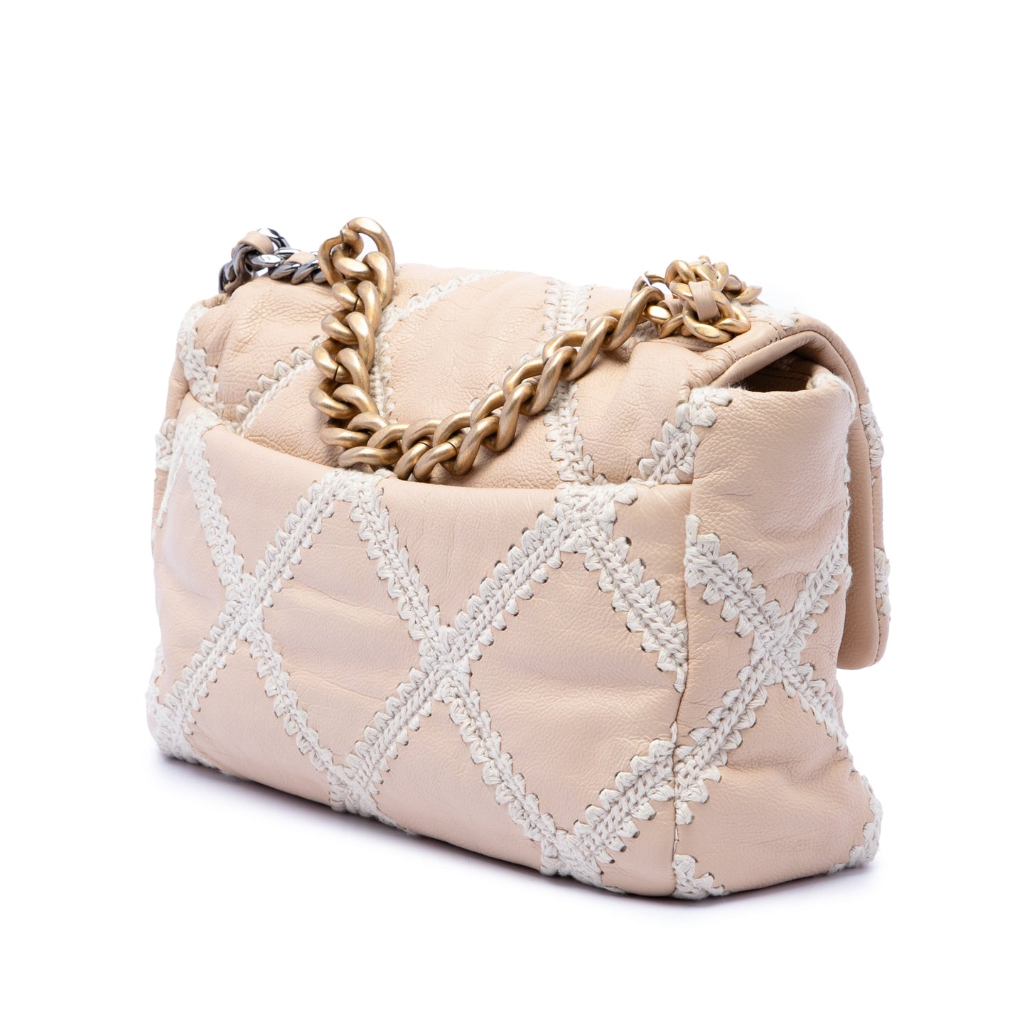 Chanel Large Crochet Calfskin 19 Flap