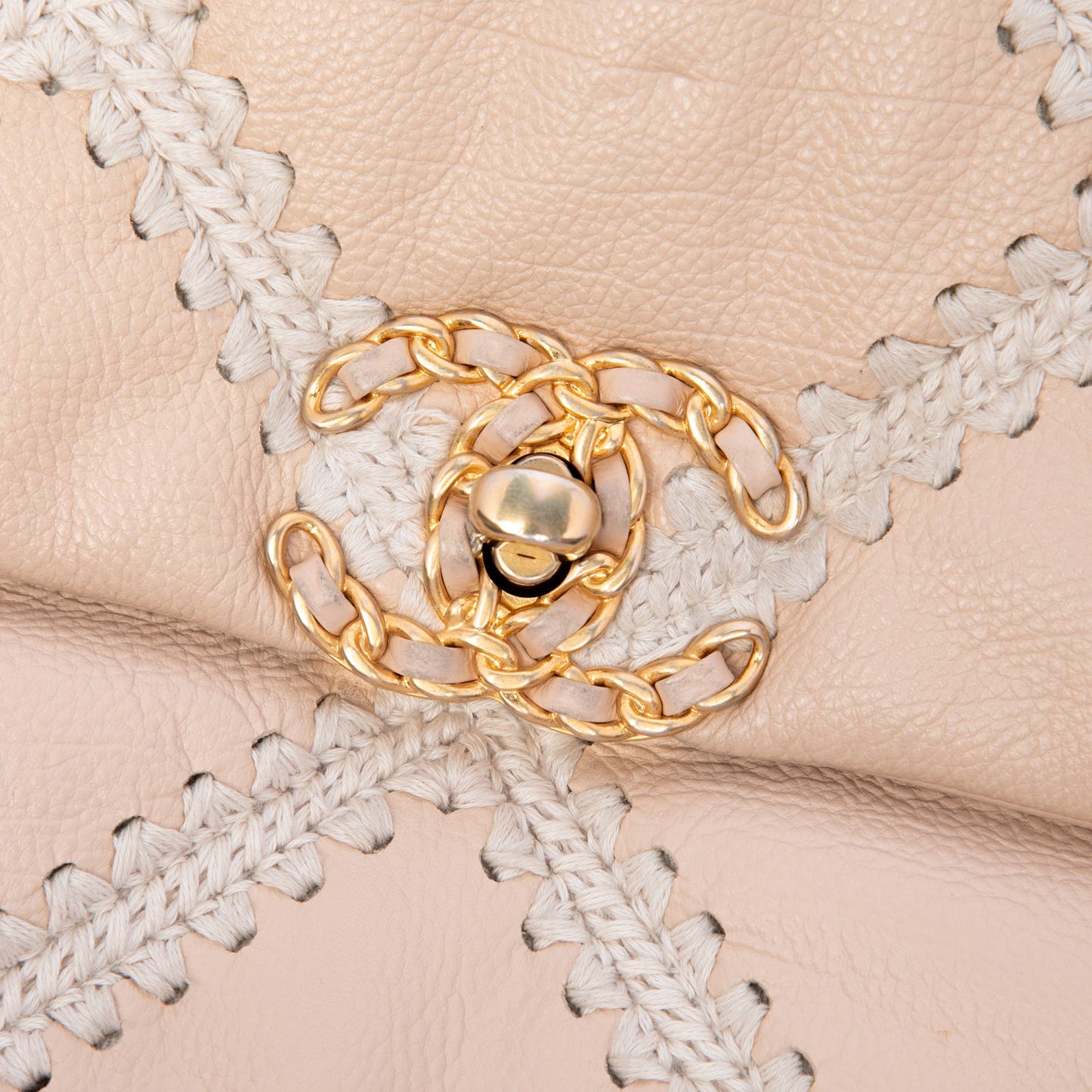 Chanel Large Crochet Calfskin 19 Flap