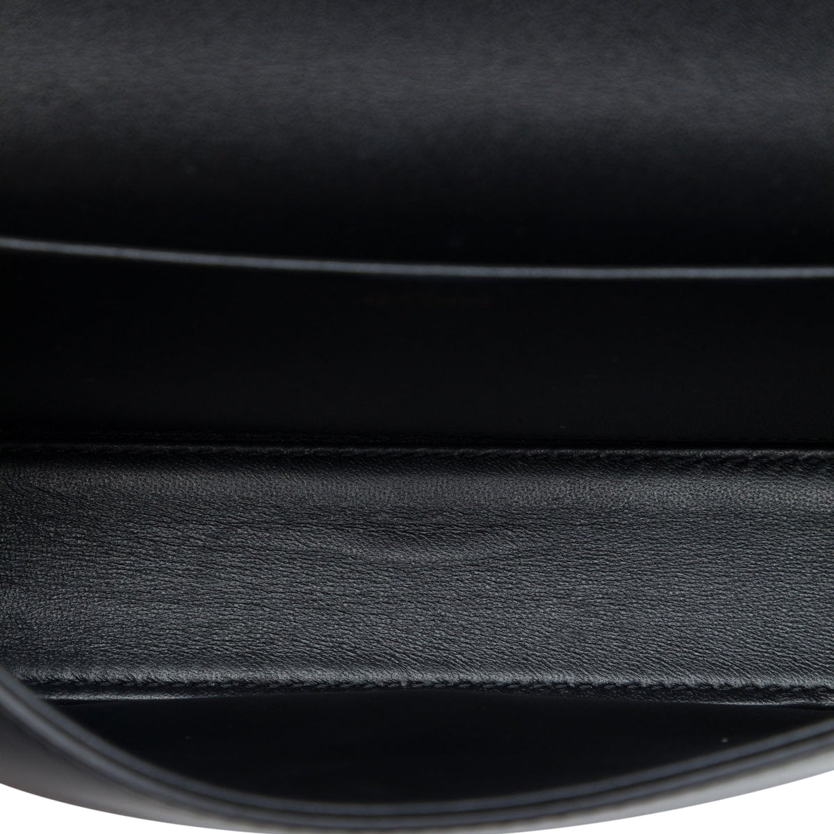 Celine Smooth Calfskin Cuir Triomphe Chain Shoulder Bag — Black