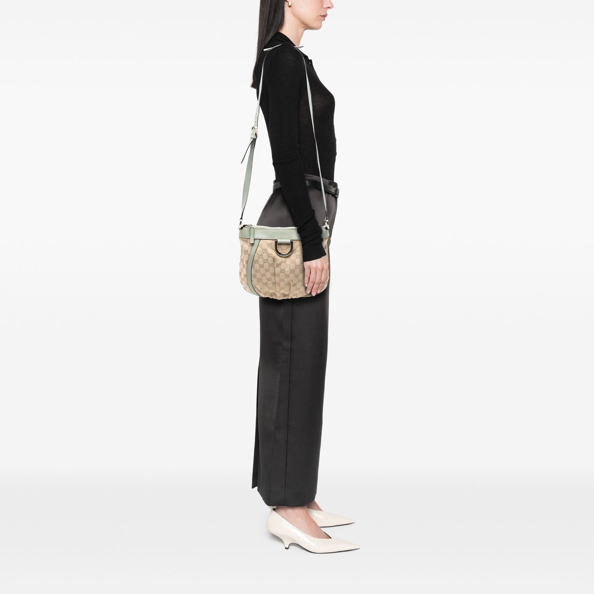 Gucci GG Canvas Abbey D Ring Crossbody
