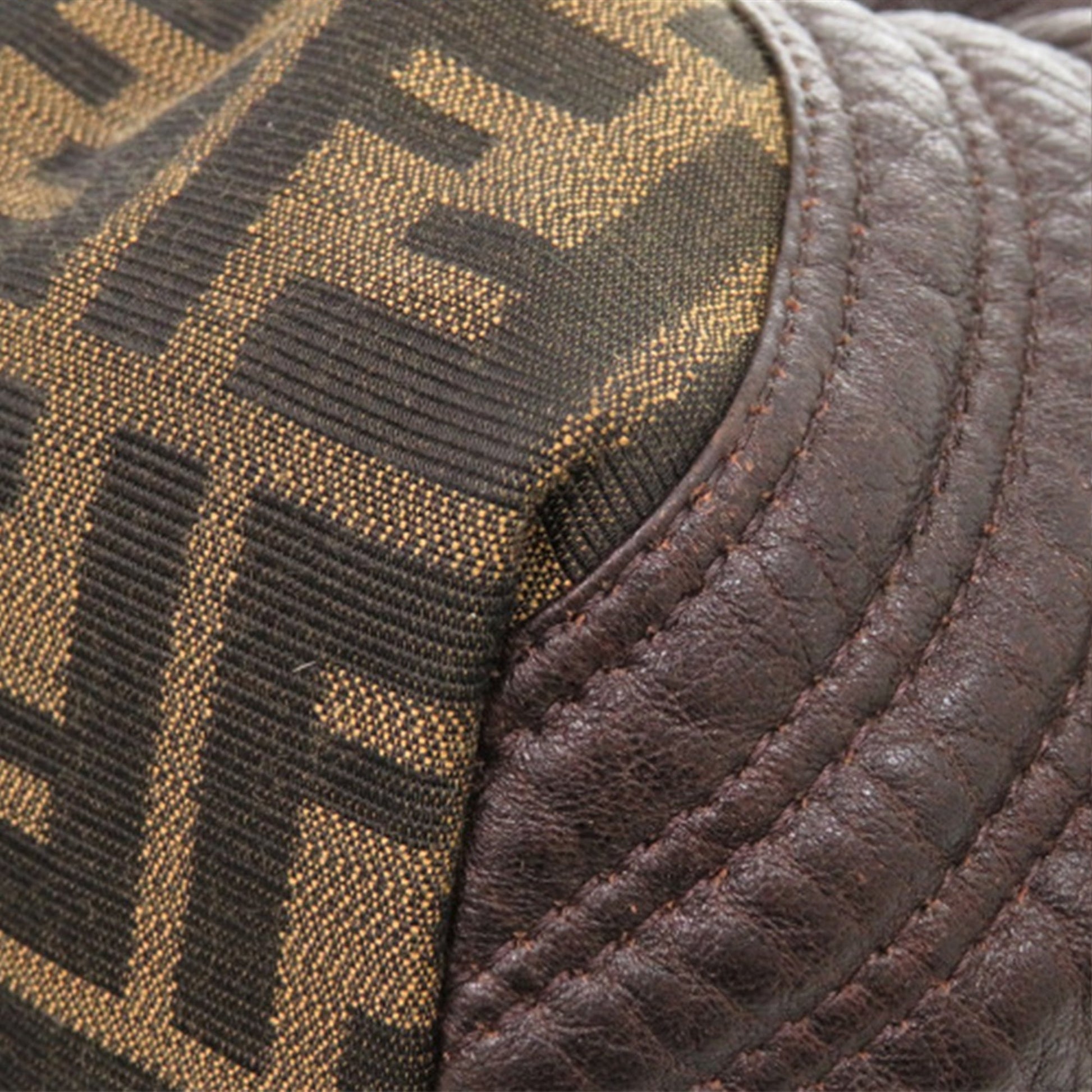 Fendi Mini Zucca Canvas and Leather Spy Handbag