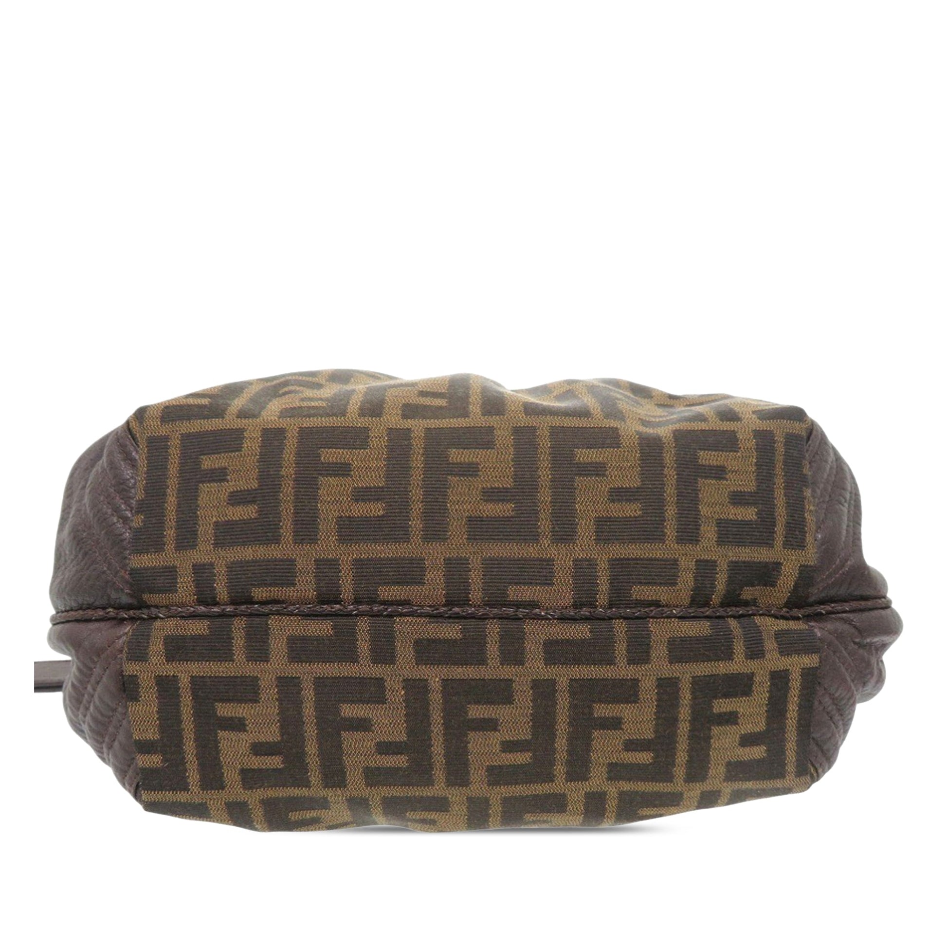 Fendi Mini Zucca Canvas and Leather Spy Handbag