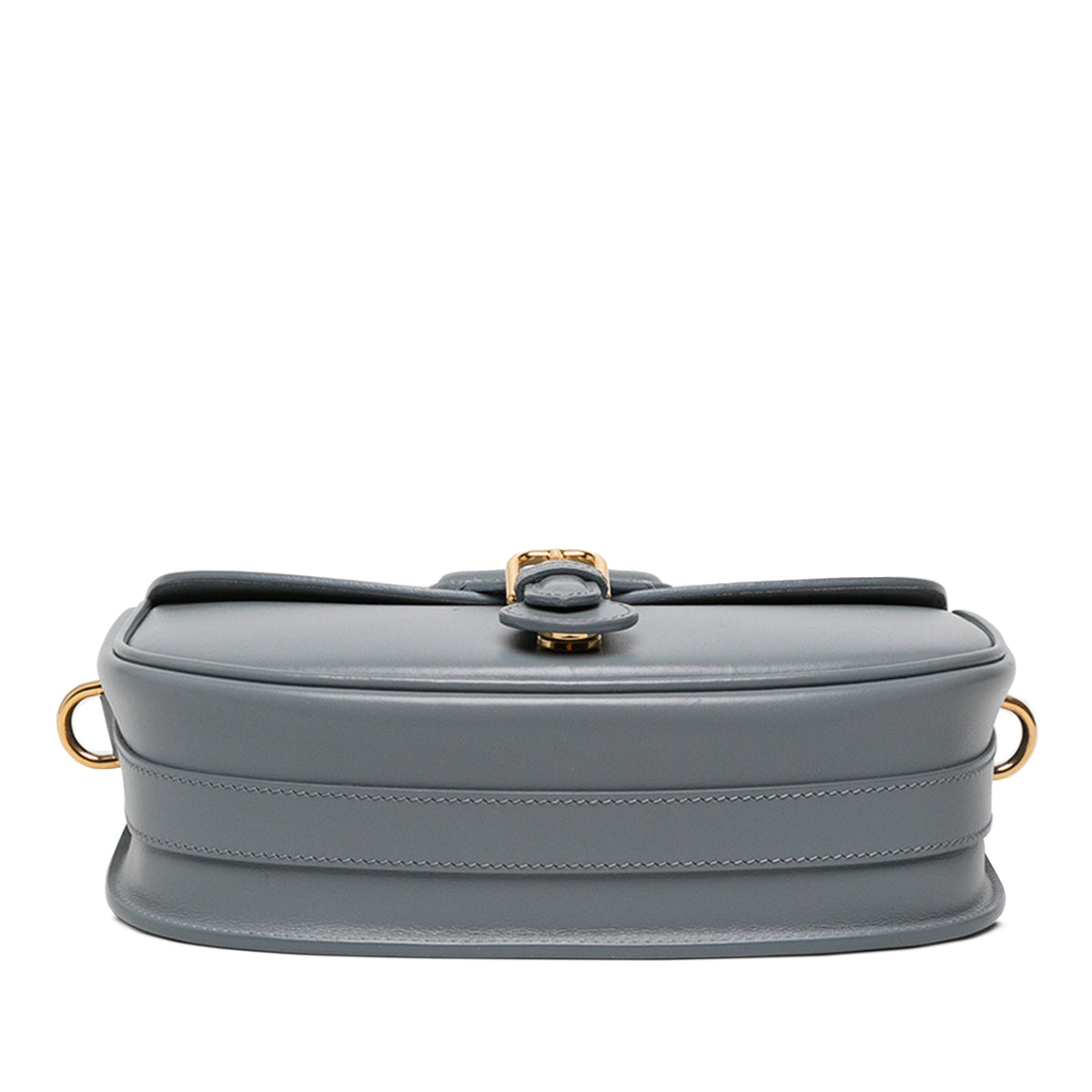 Dior Medium Leather Bobby Crossbody — Gray