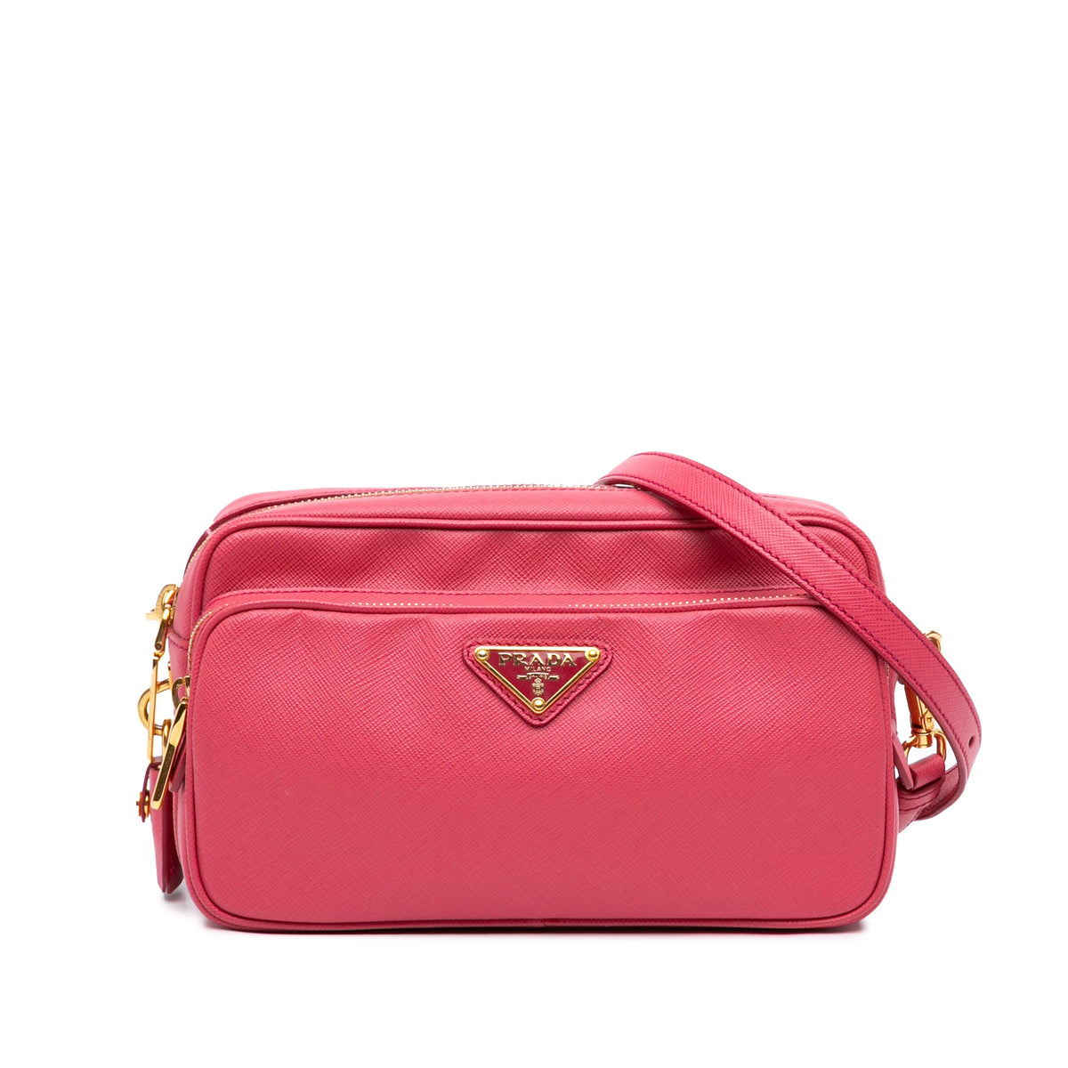 Prada Saffiano Double Zip Camera Bag