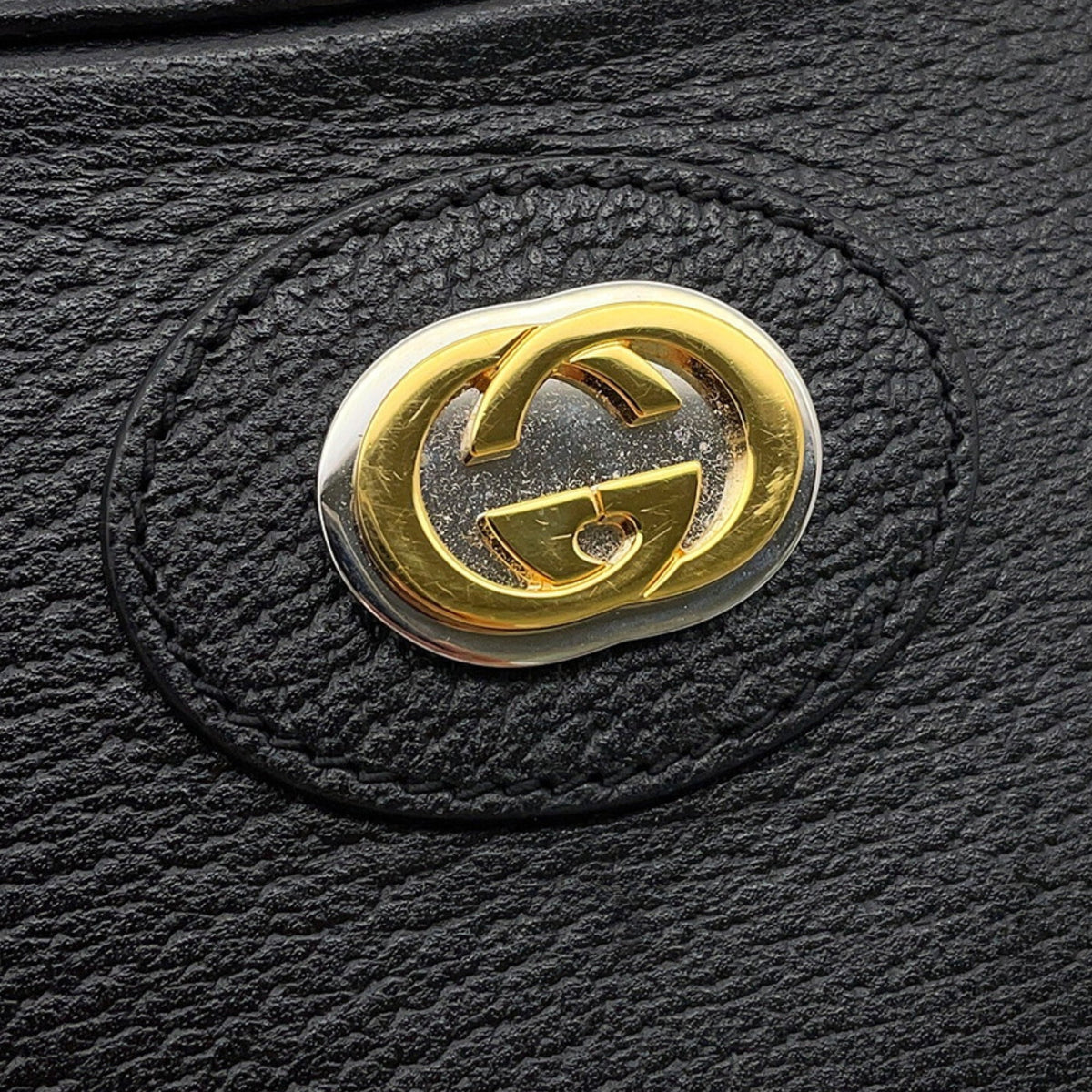 Gucci Mini Dollar Calfskin Bamboo Marina Bucket Bag