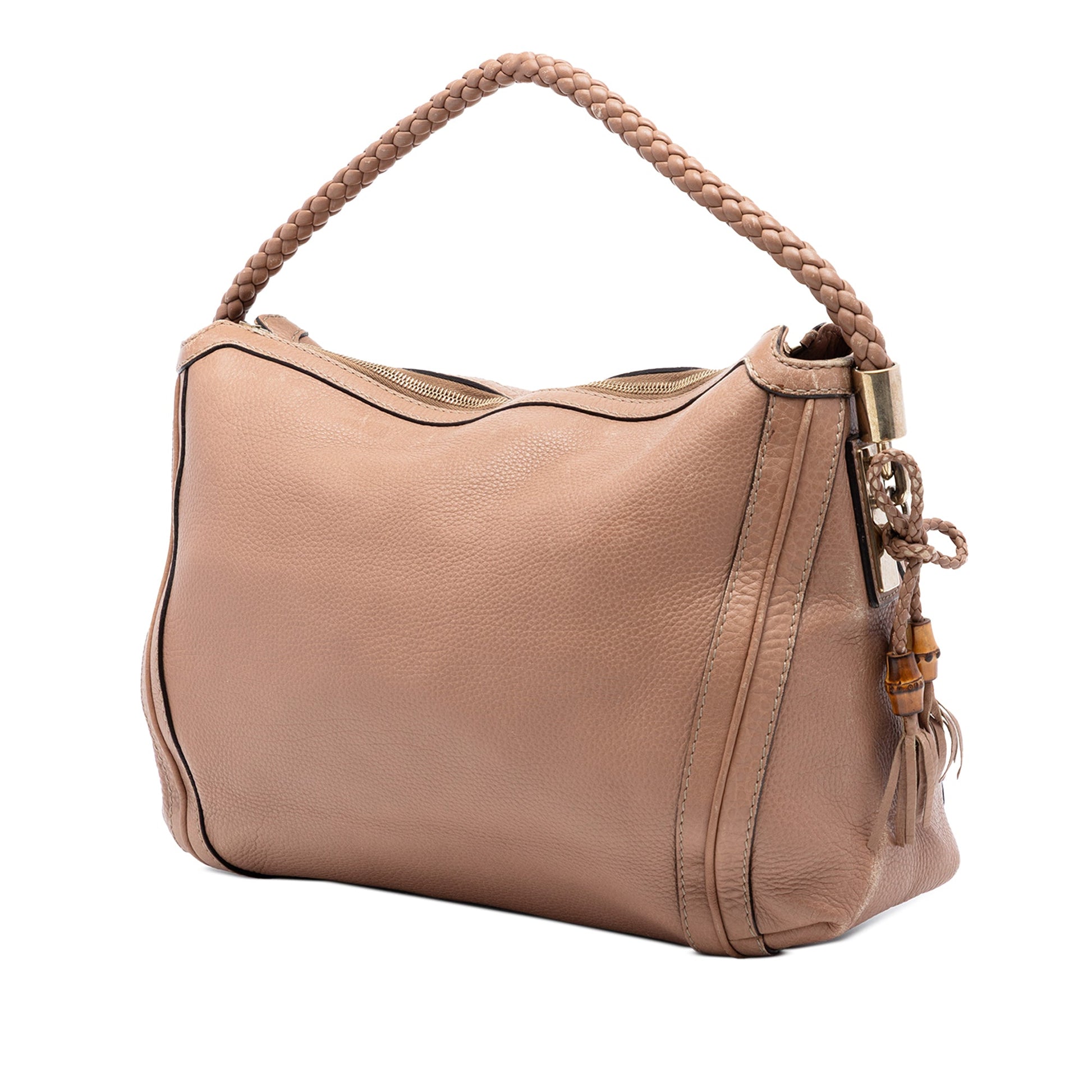 Gucci Medium Pebbled Calfskin Bella Shoulder Bag