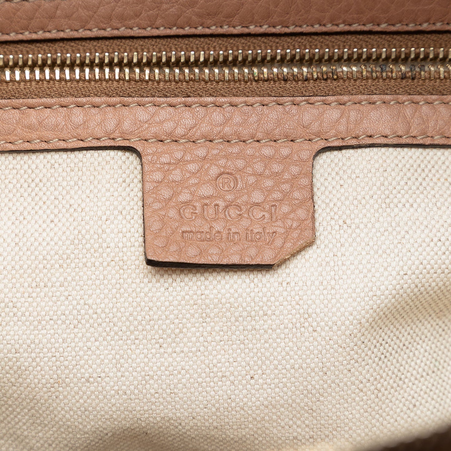Gucci Medium Pebbled Calfskin Bella Shoulder Bag