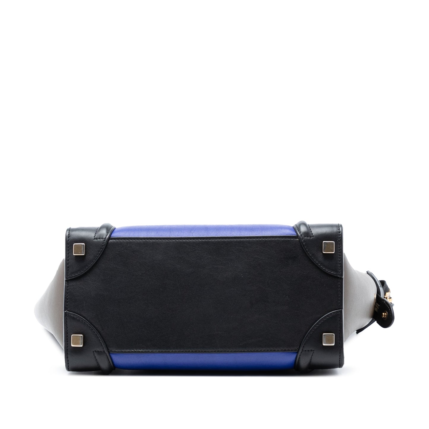 Celine Micro Tricolor Leather Luggage Tote