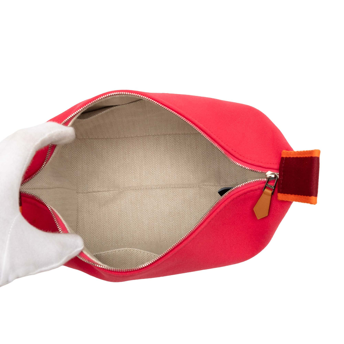 Hermès Small Toile Bride A Brac Case