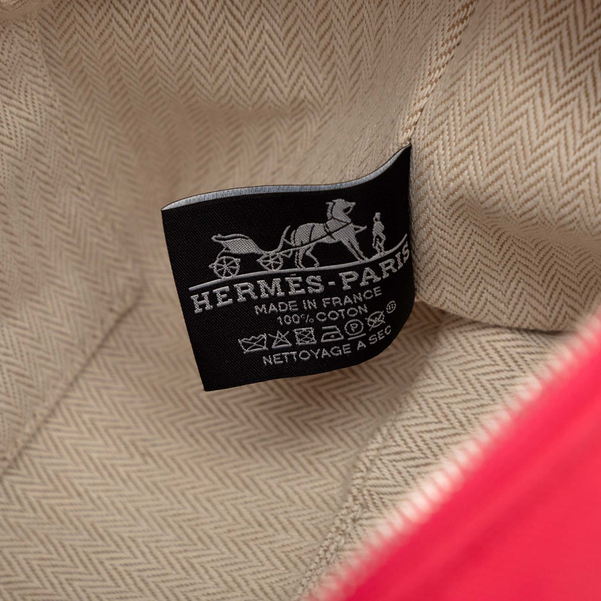 Hermès Small Toile Bride A Brac Case