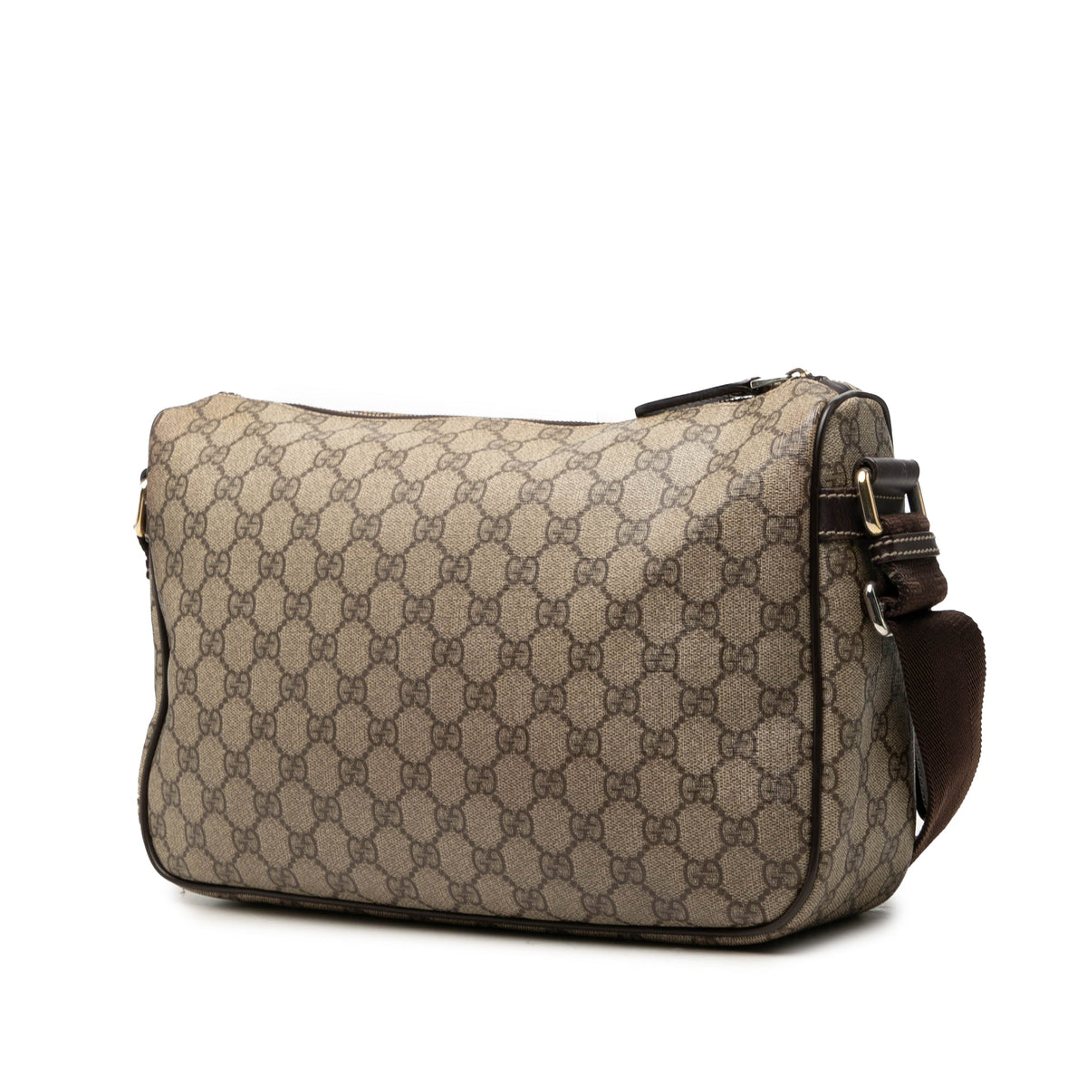 Gucci GG Supreme Double Pocket Crossbody
