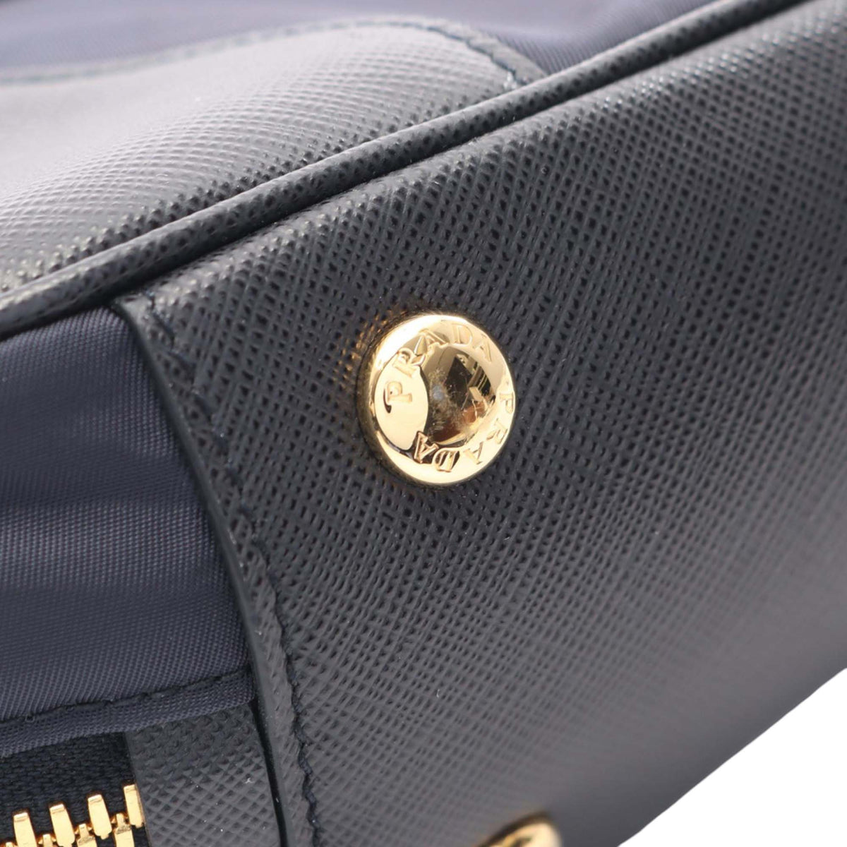 Prada Medium Saffiano Trimmed Re Nylon Re Edition 1978 Handbag — Blue