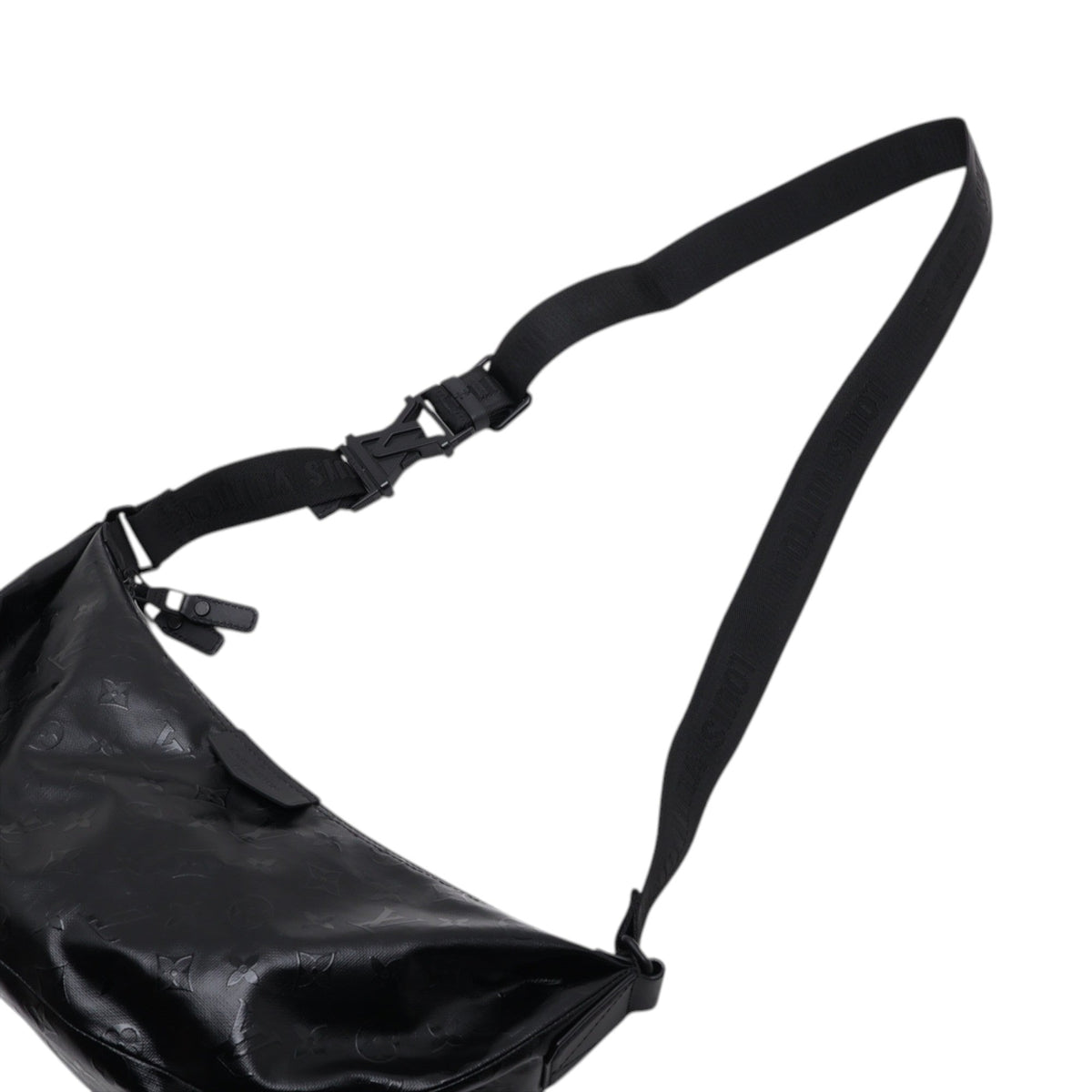 Louis Vuitton Monogram Storm Hammock Bag — Black