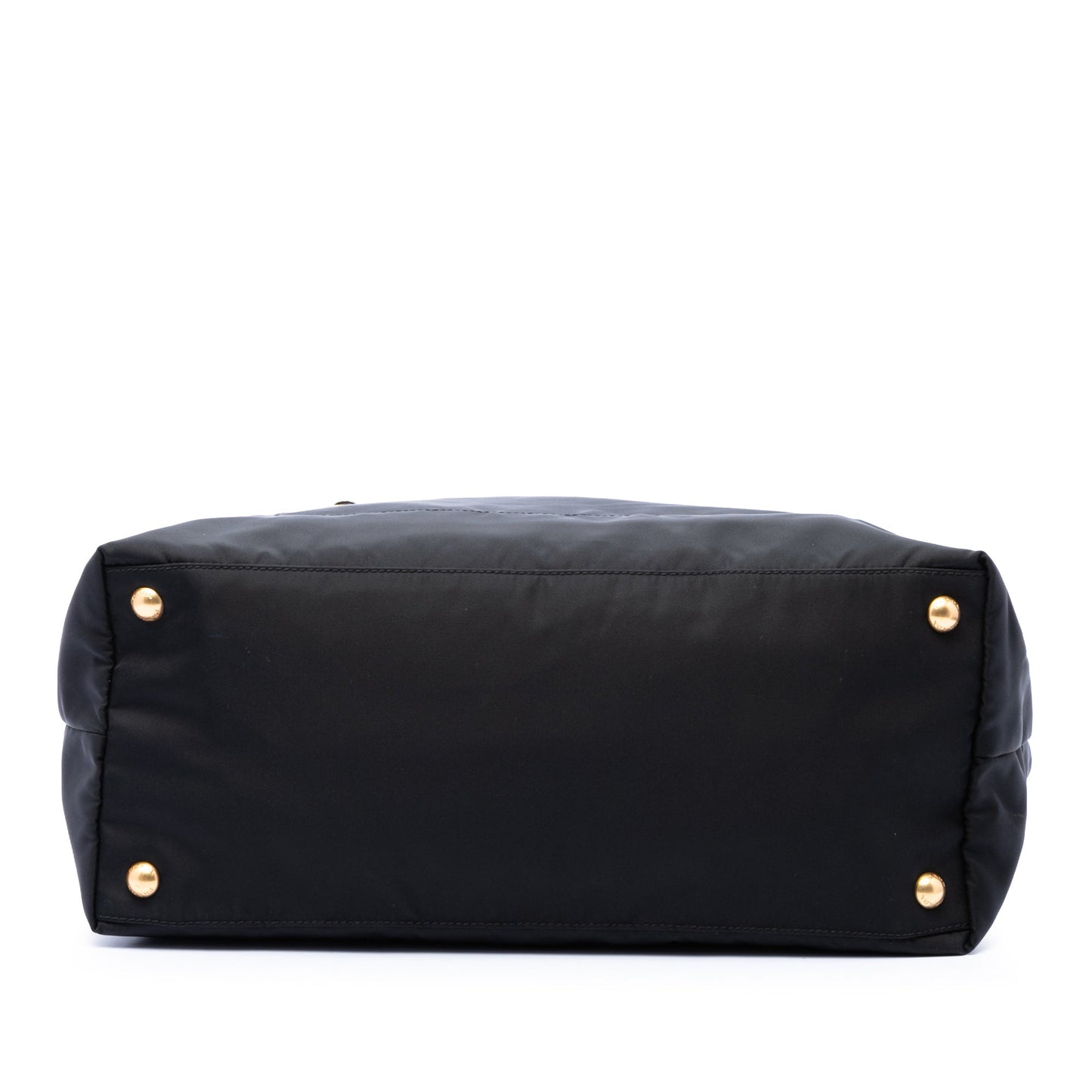Prada Saffiano Trimmed Tessuto Satchel