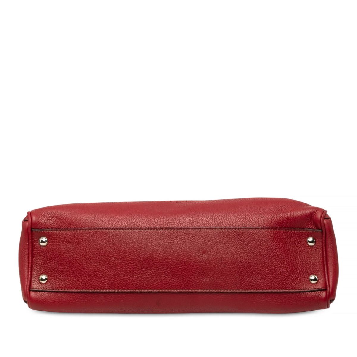 Cartier Small Leather Marcello de Cartier Satchel — Red