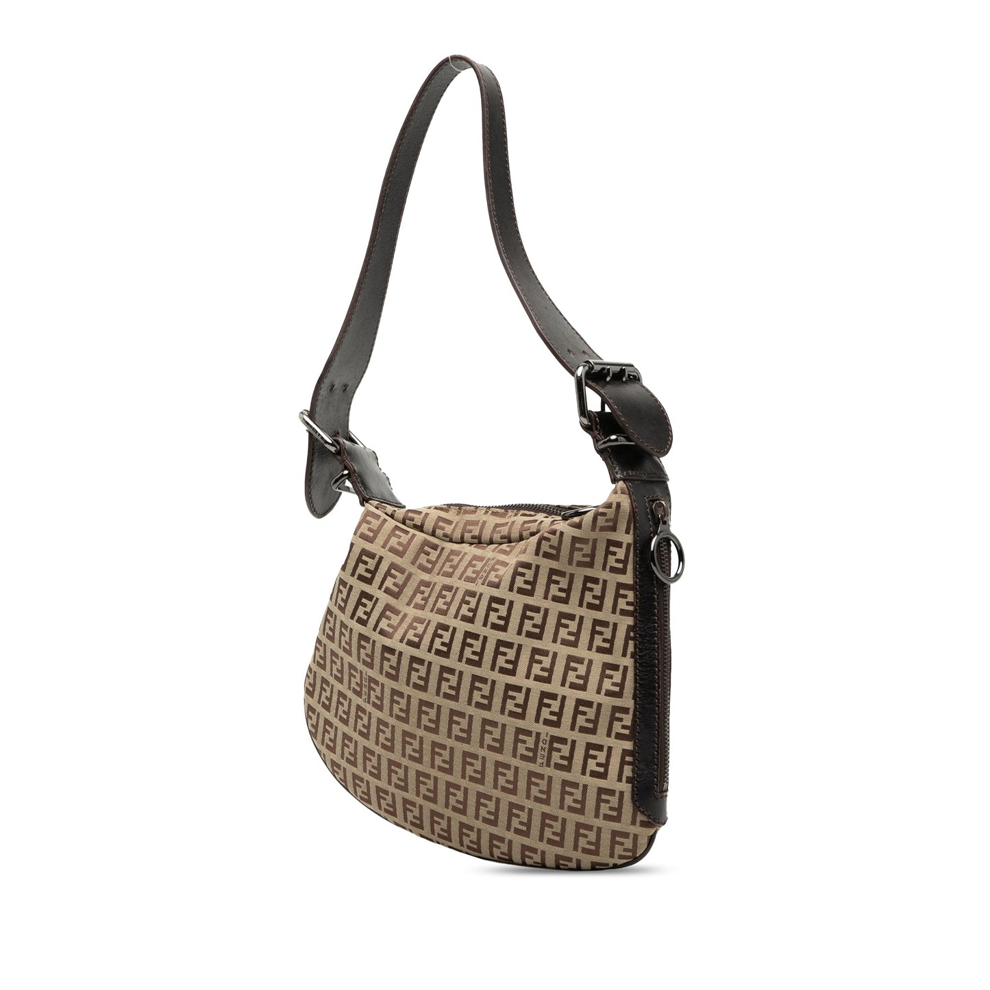 Fendi Zucchino Oyster Shoulder Bag