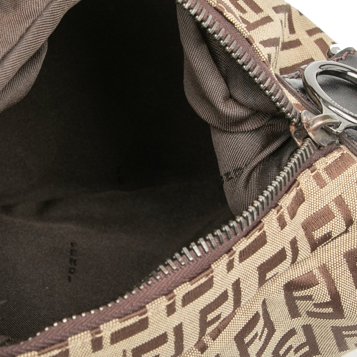 Fendi Zucchino Oyster Shoulder Bag