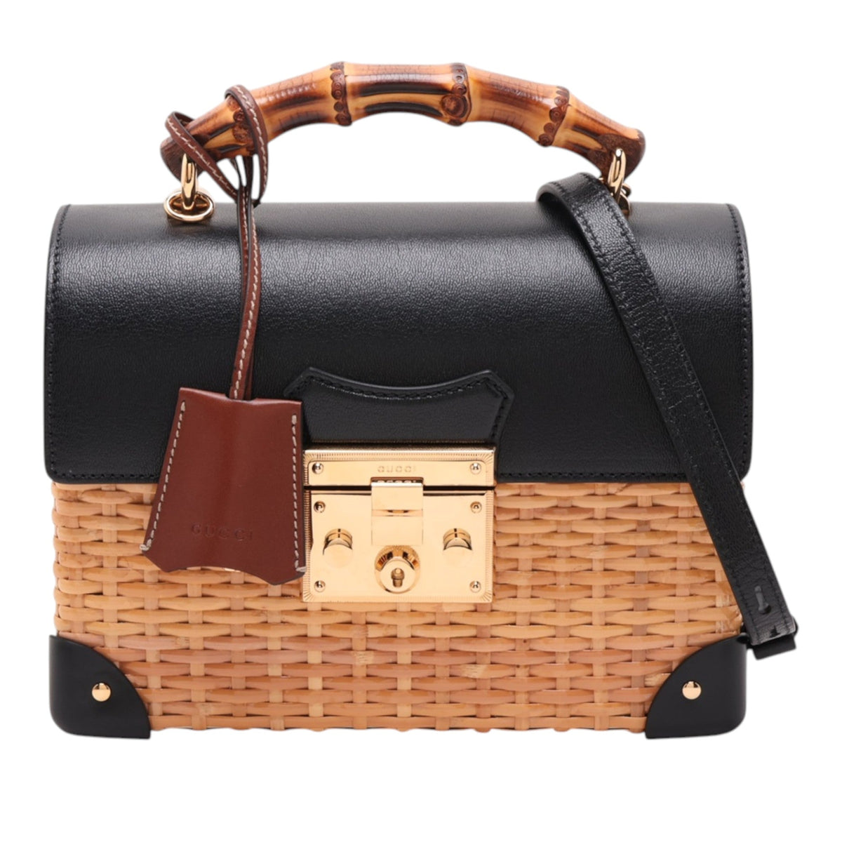 Gucci Small Wicket Padlock Satchel