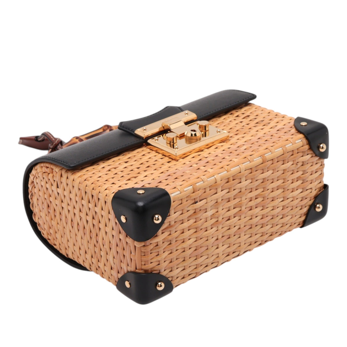 Gucci Small Wicket Padlock Satchel