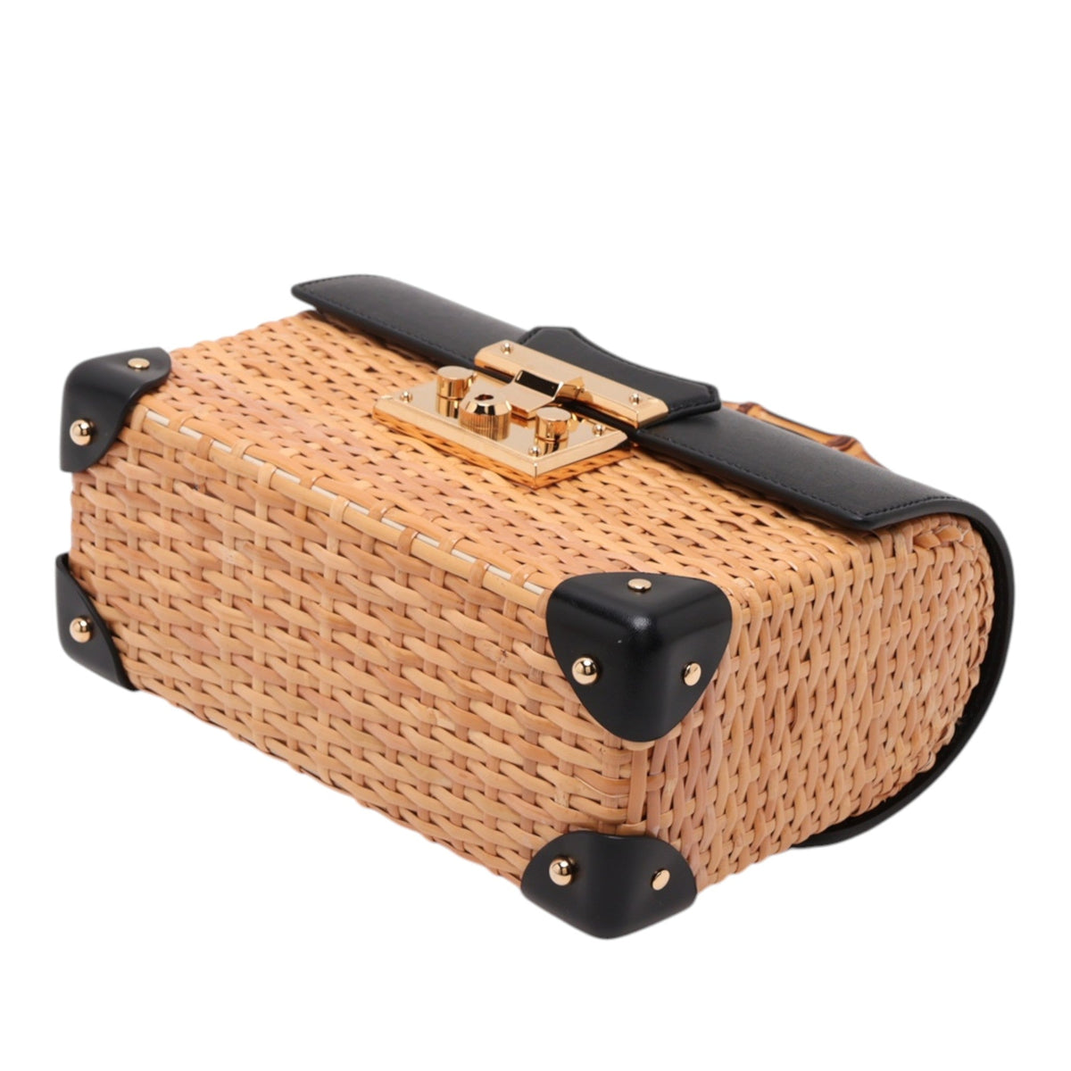 Gucci Small Wicket Padlock Satchel