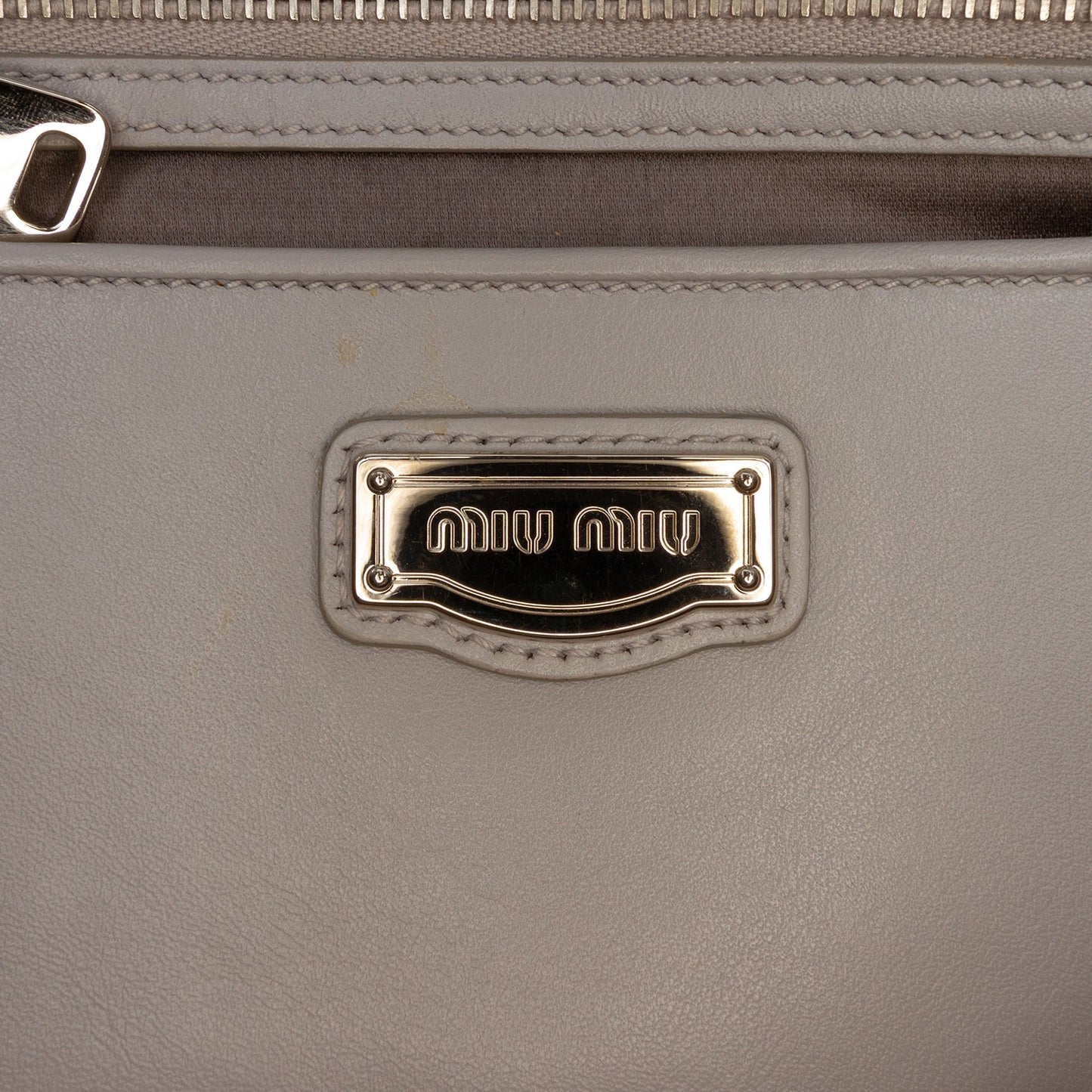 Miu Miu Vitello Soft Calf Tote