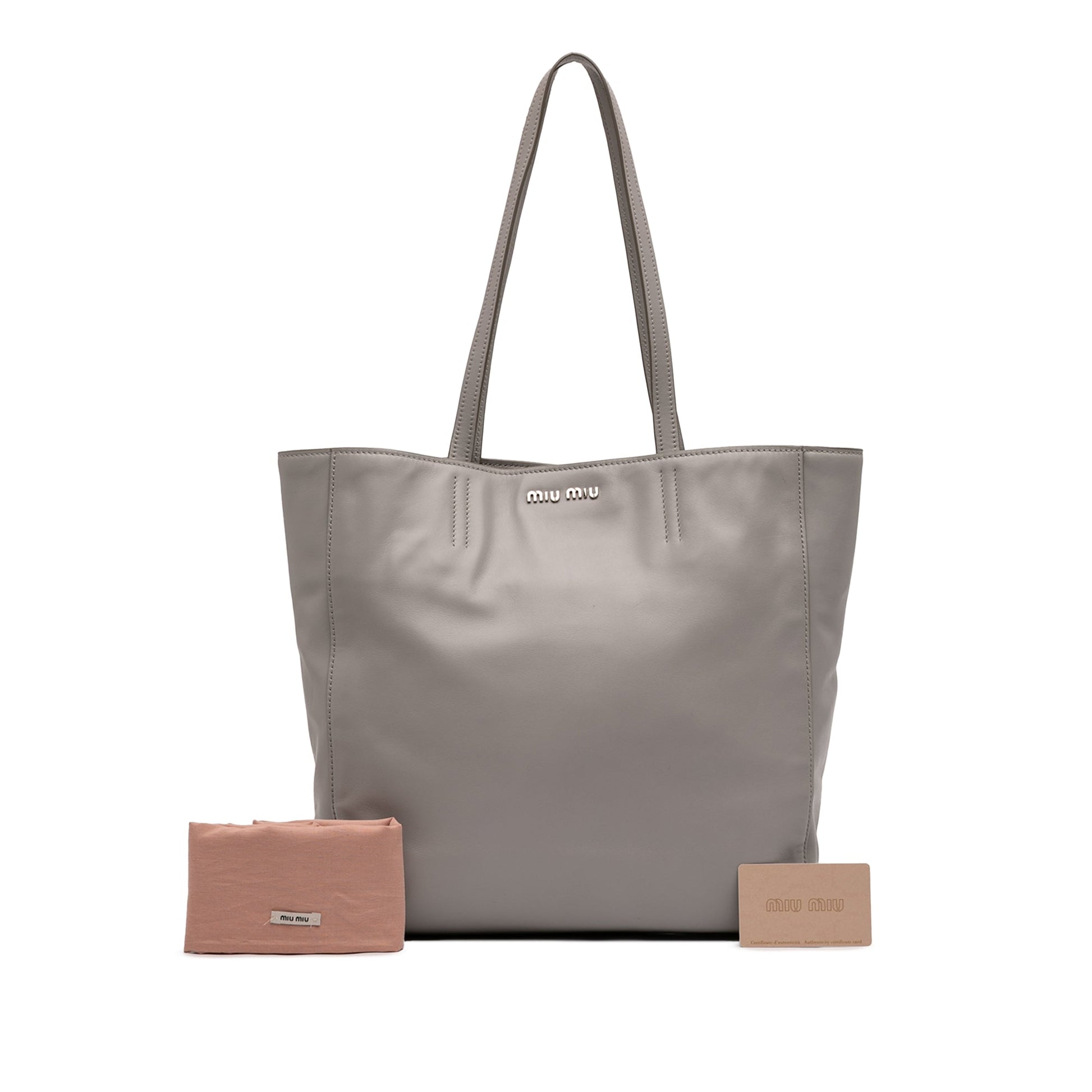Miu Miu Vitello Soft Calf Tote