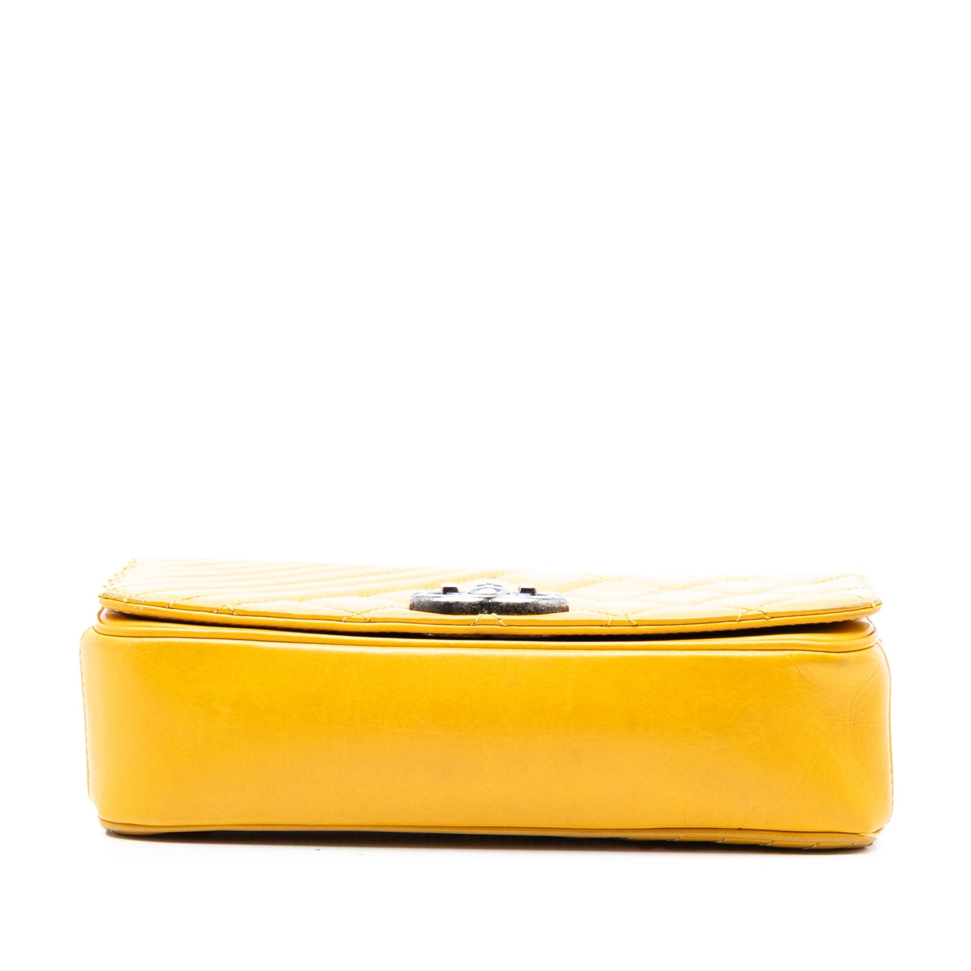 Chanel Small Glazed Calfskin Coco Boy Flap