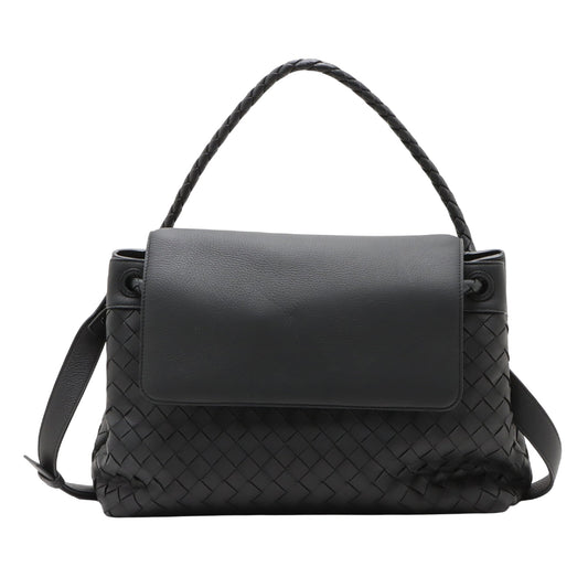 Bottega Veneta Large Calfskin Intrecciato Andiamo Satchel
